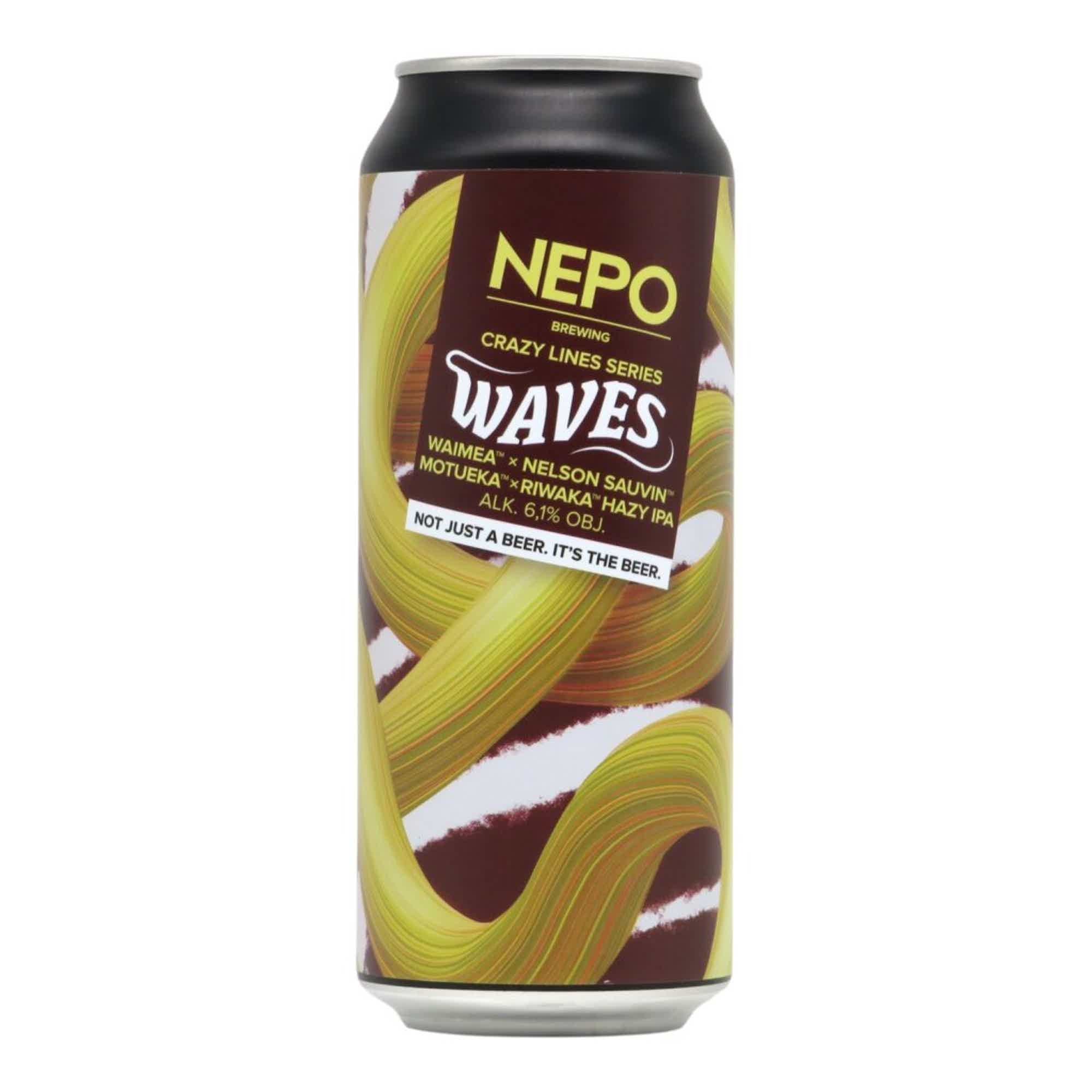 Nepomucen Waves Hazy IPA 0,5l 6.1% 0.5L, Beer