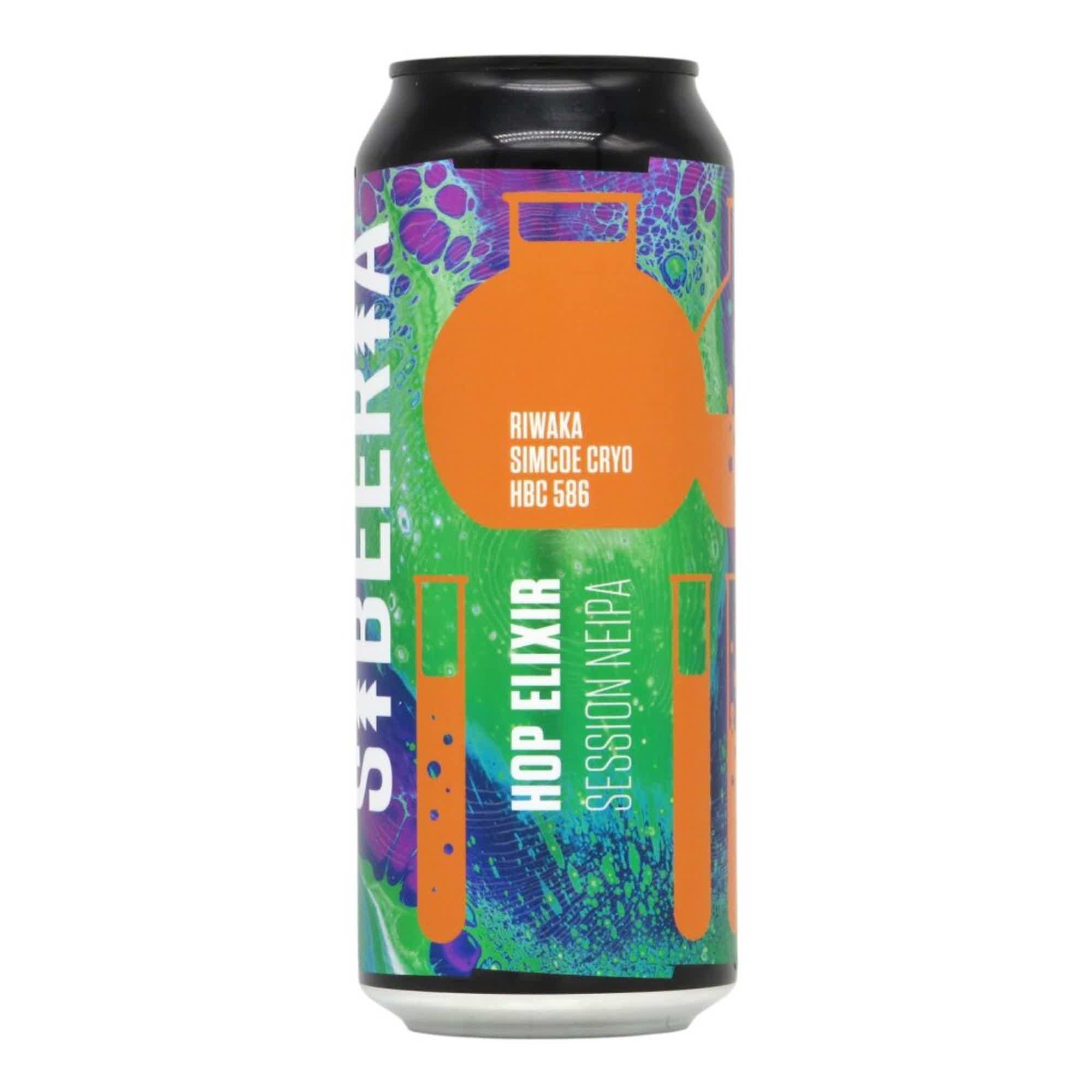 Sibeeria Hop Elixir: Riwaka, Simcoe Cryo & HBC 586 Session NEIPA 0,5l 4.9% 0.5L, Beer
