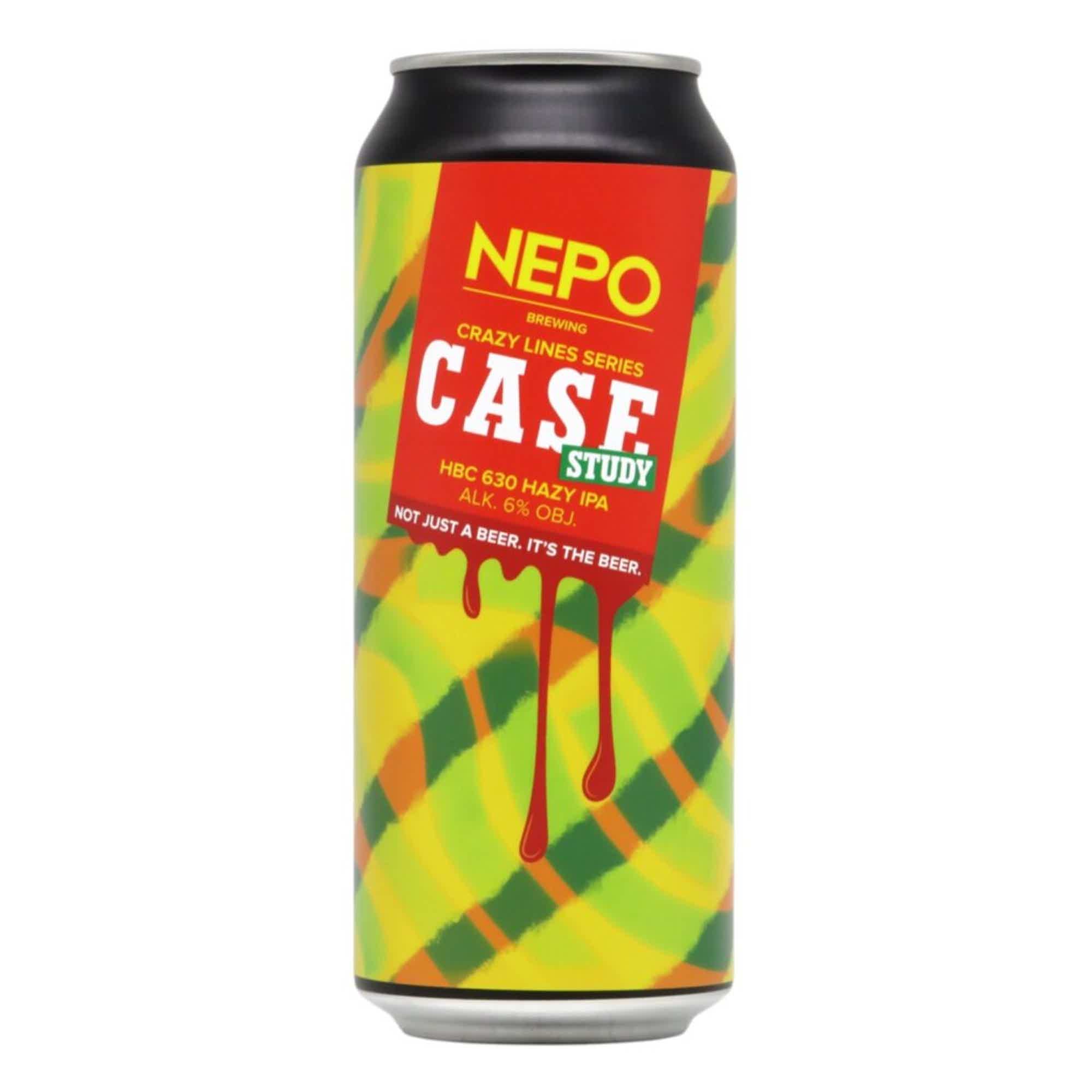 Nepomucen Crazy Lines Series: Case Study Hazy IPA 0,5l 6.0% 0.5L, Beer