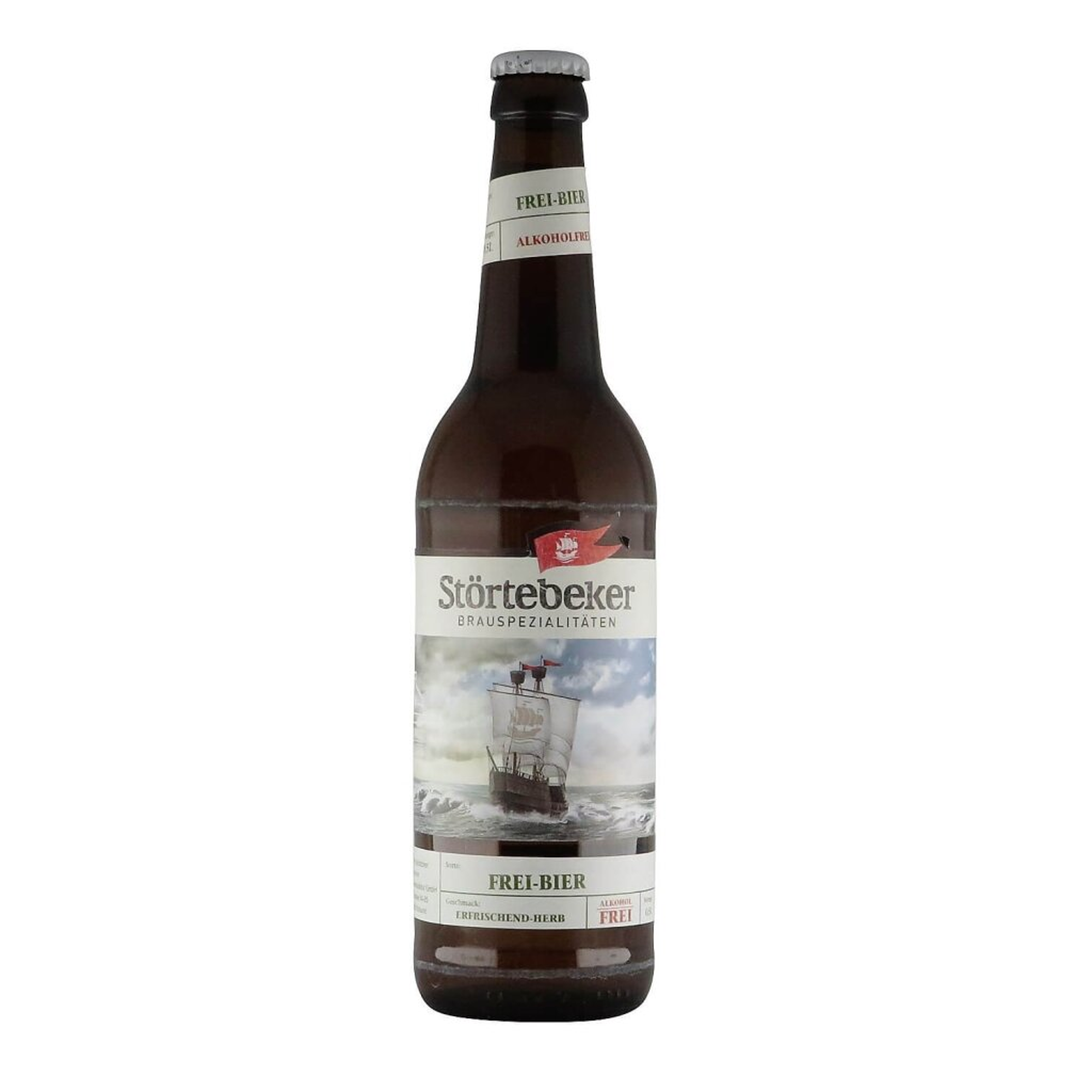 Störtebeker BIO Freibier Alkoholfrei 0,5l 0.5% 0.5L, Beer