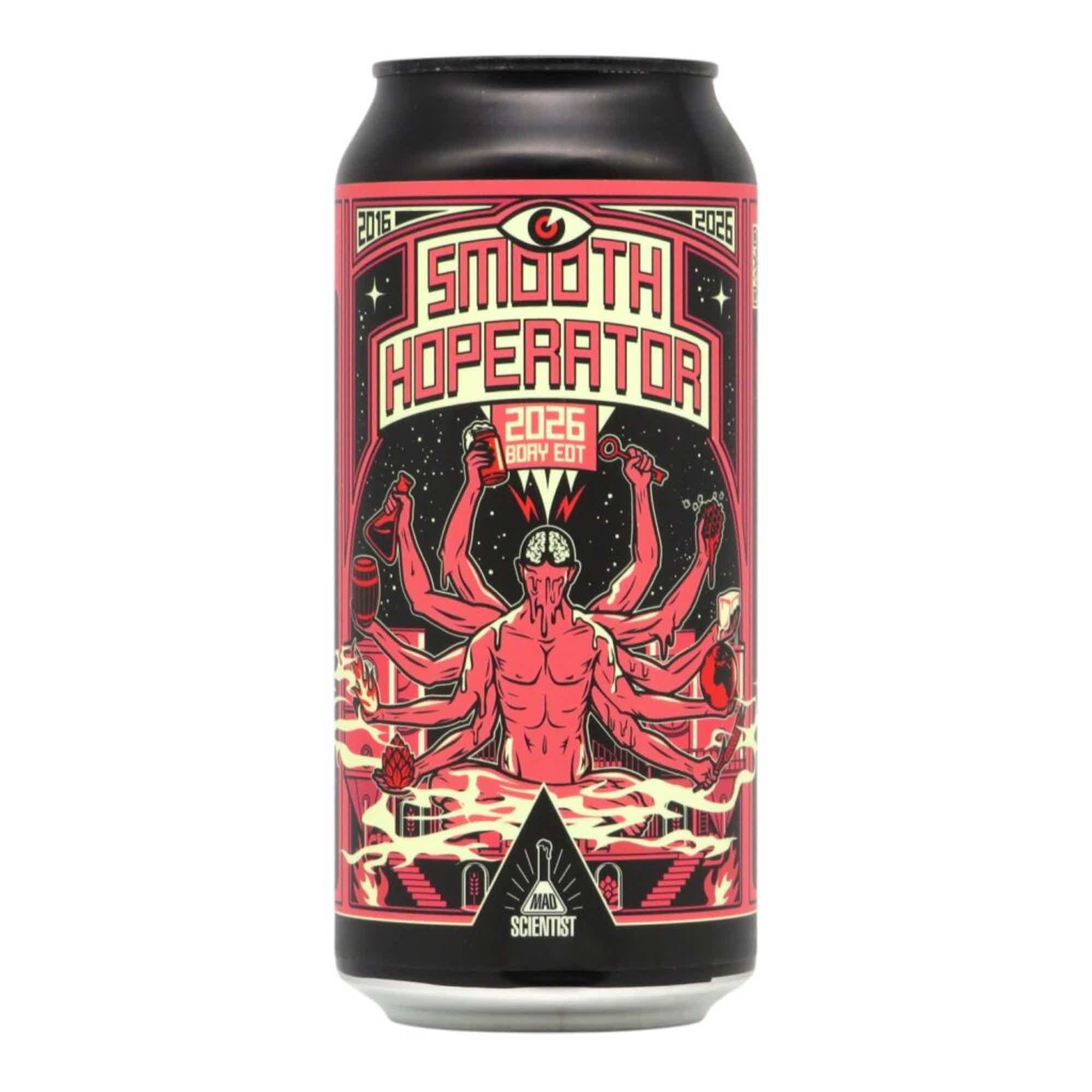 Mad Scientist Smooth Hoperator 2026 BDAY EDT NEIPA 0,44l 6.0% 0.44L, Beer
