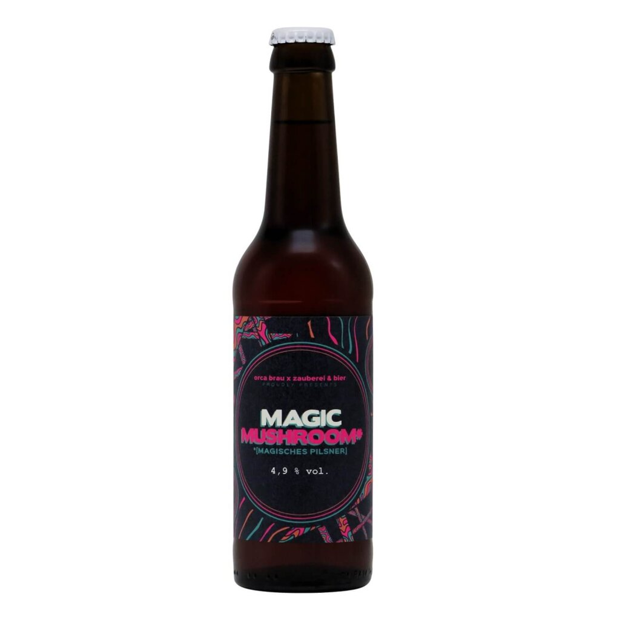 Orca Brau Magic Mushroom Magisches Pilsner 0,33l 4.9% 0.33L, Beer