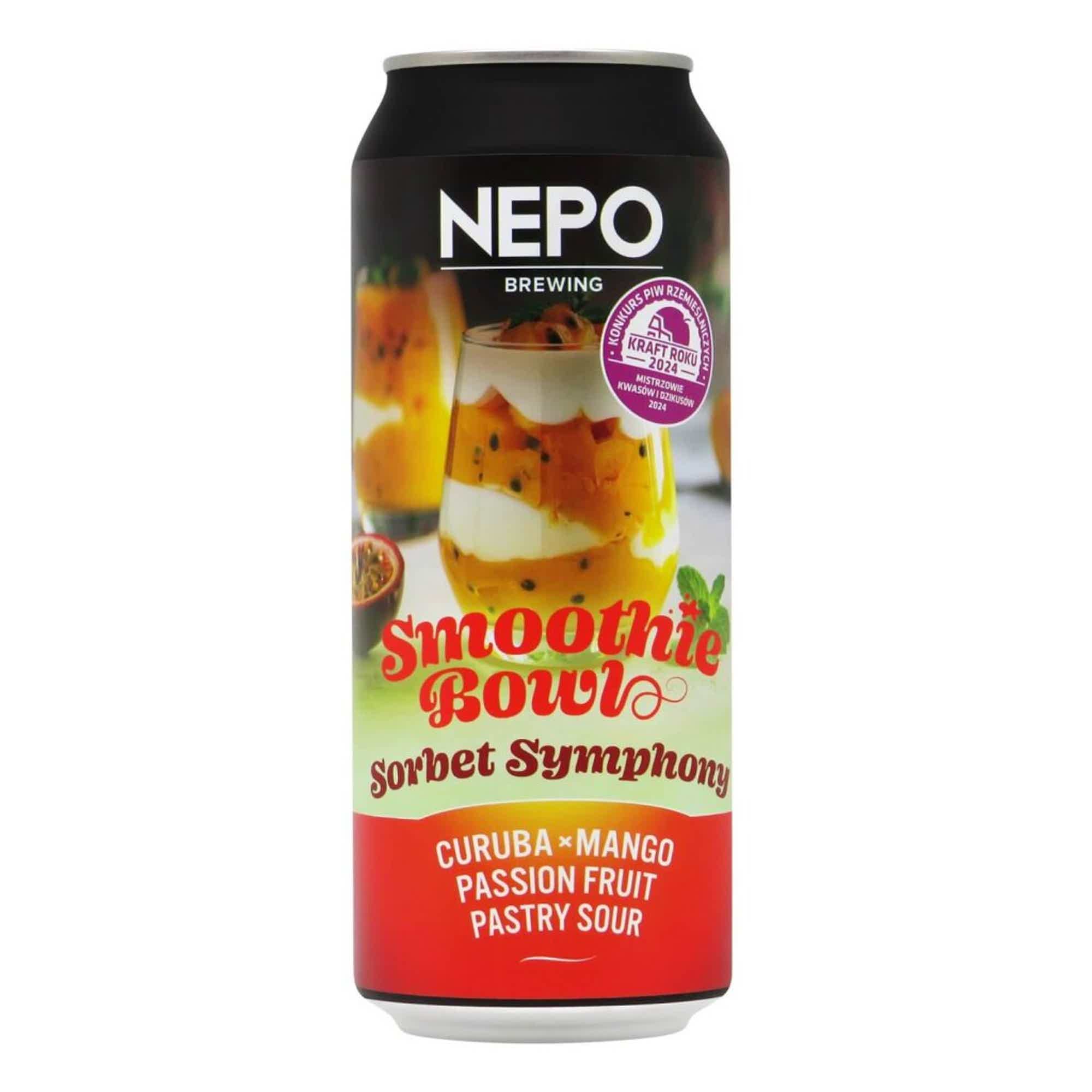 Nepomucen Smoothie Bowl: Sorbet Symphony Fruit Pastry Sour 0,5l 5.3% 0.5L, Beer