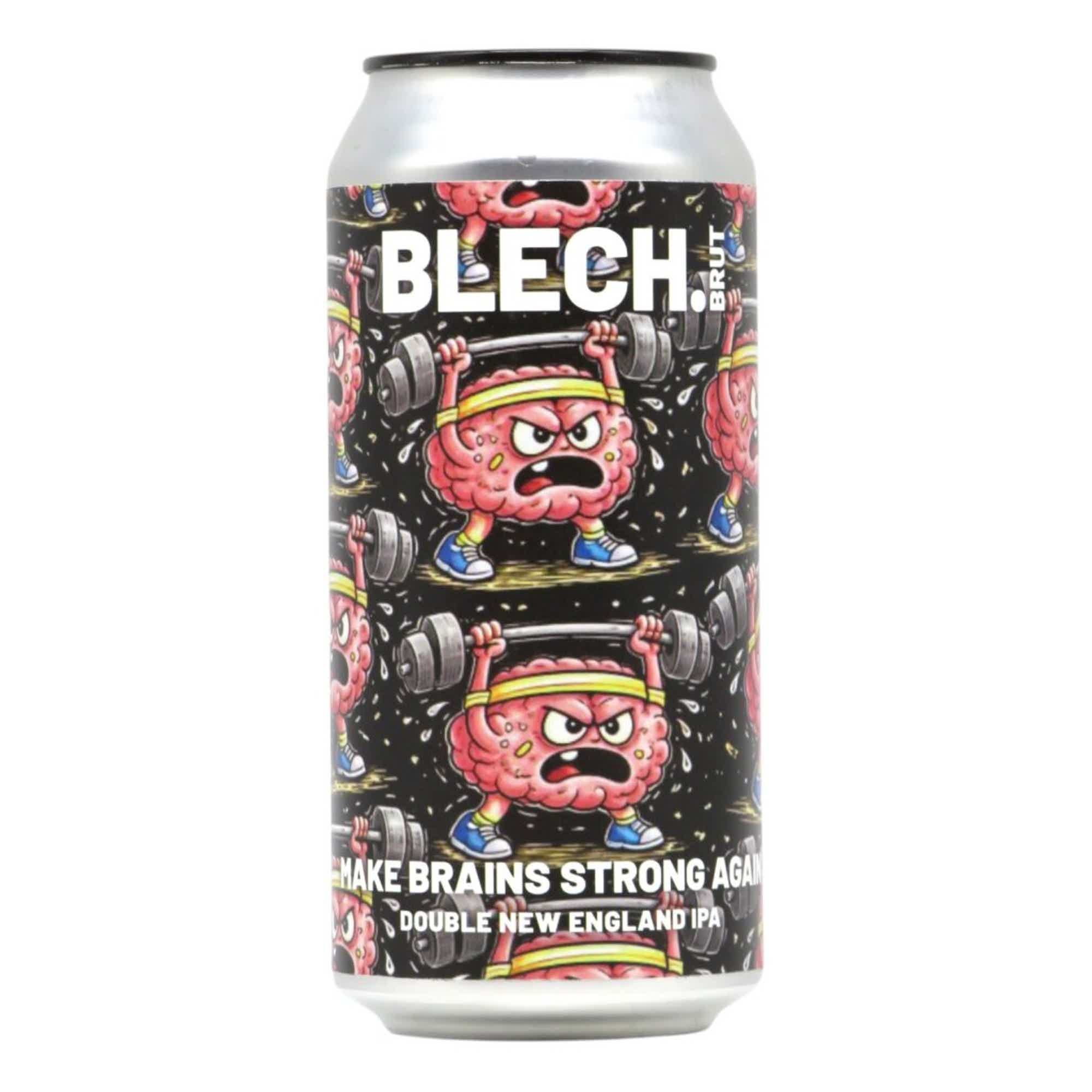 Blech.Brut Make Brains Strong Again Double NEIPA 0,44l 8.0% 0.44L, Beer