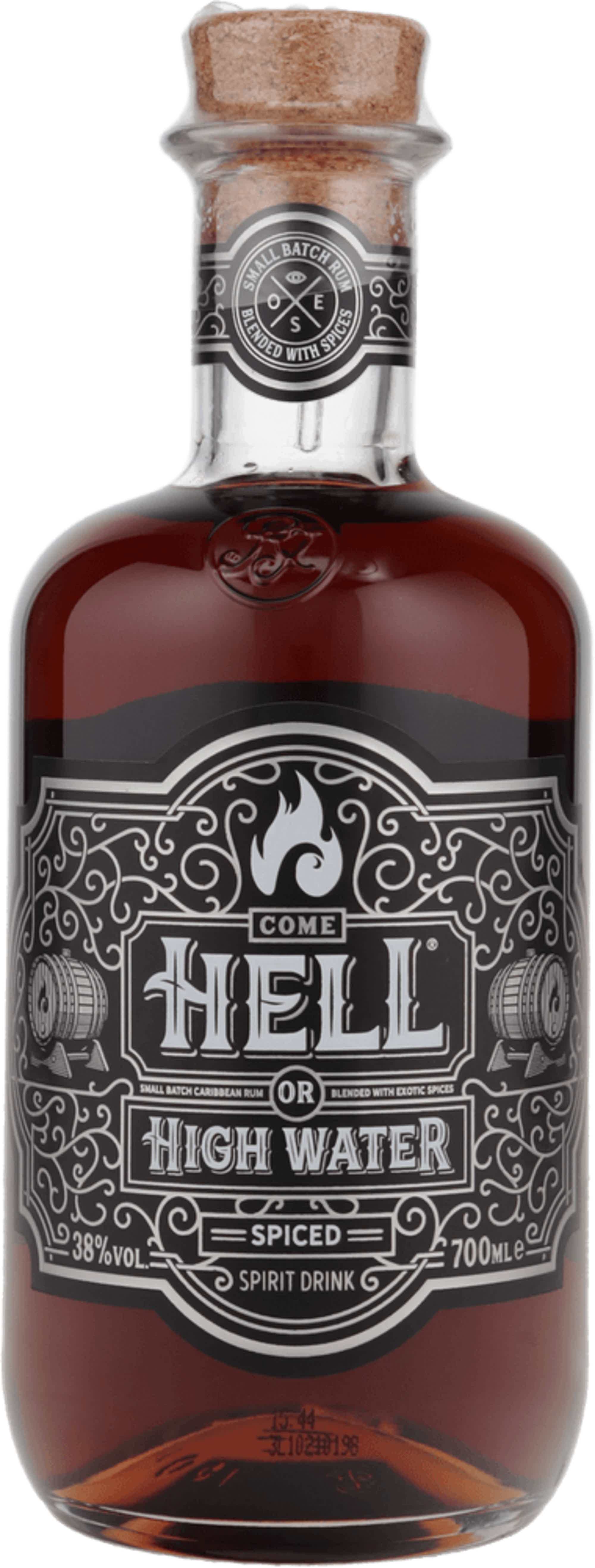 Come Hell Or High Water Spiced Rum 38.0% 0.7L, Spirits
