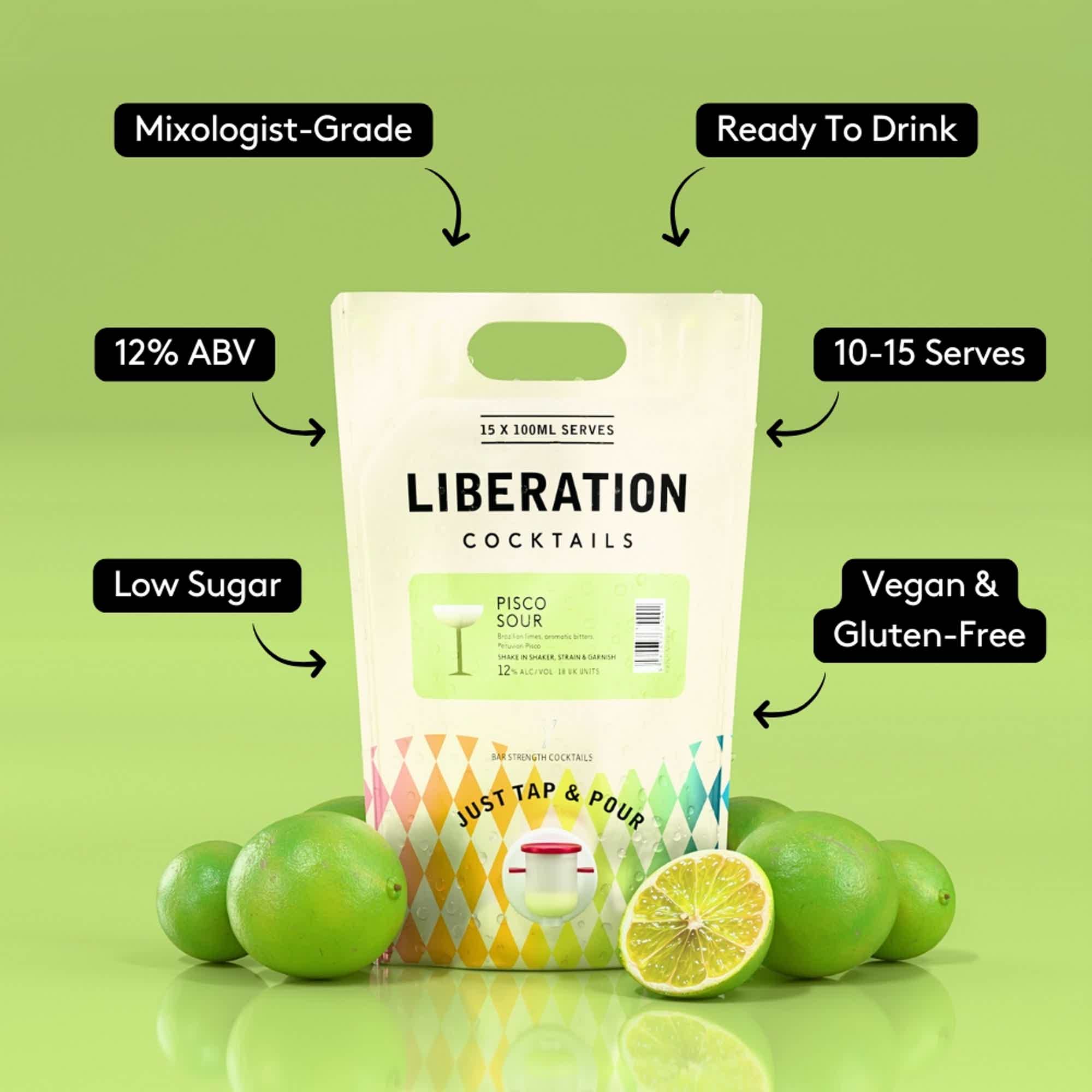 Pisco Sour 1.5L Pouch 12.0% 1.5L, Spirits