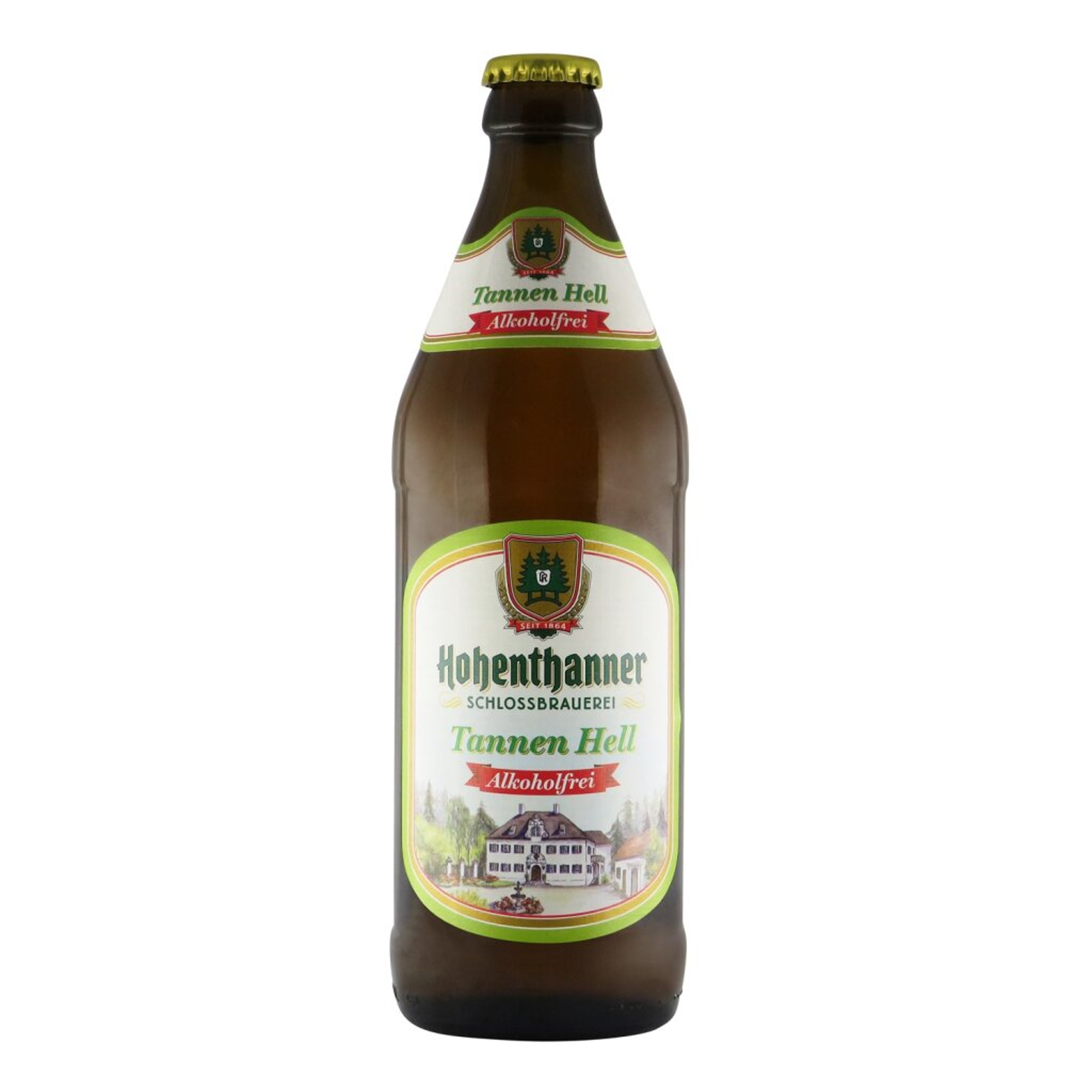 Hohenthanner Tannen Hell Alkoholfrei 0,5l 0.5% 0.5L, Beer