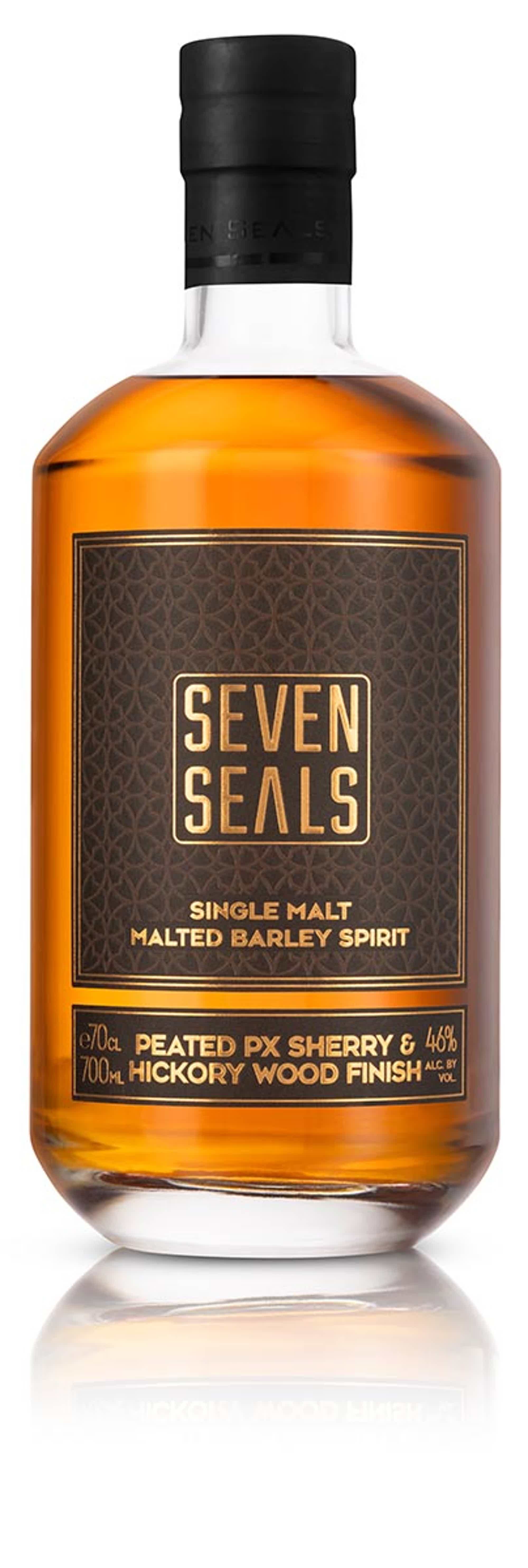 Seven Seals Peated Hickory Wood Finish 46.0% 0.7L, Spirits