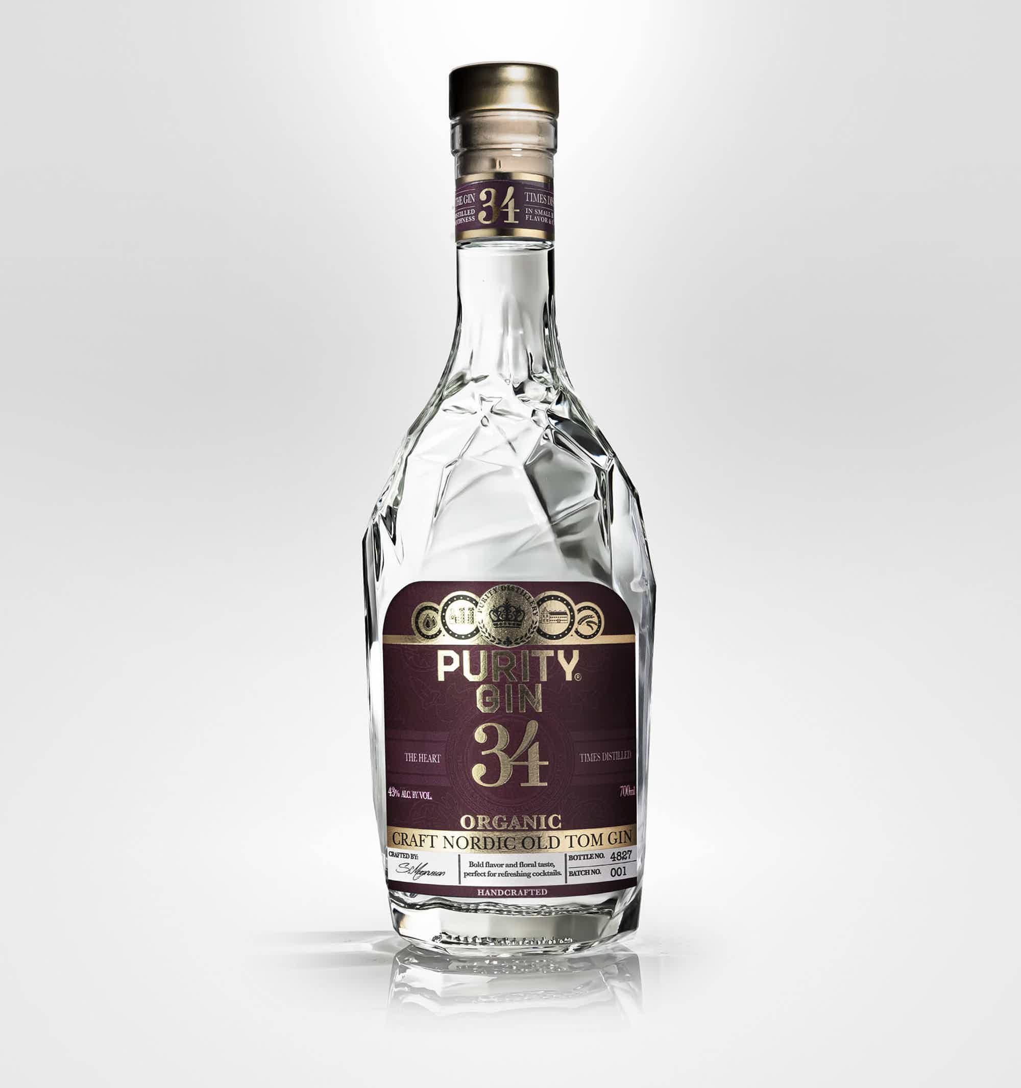 Purity Old Tom Organic 34 Gin 700 ml 43.0% 0.7L, Spirits