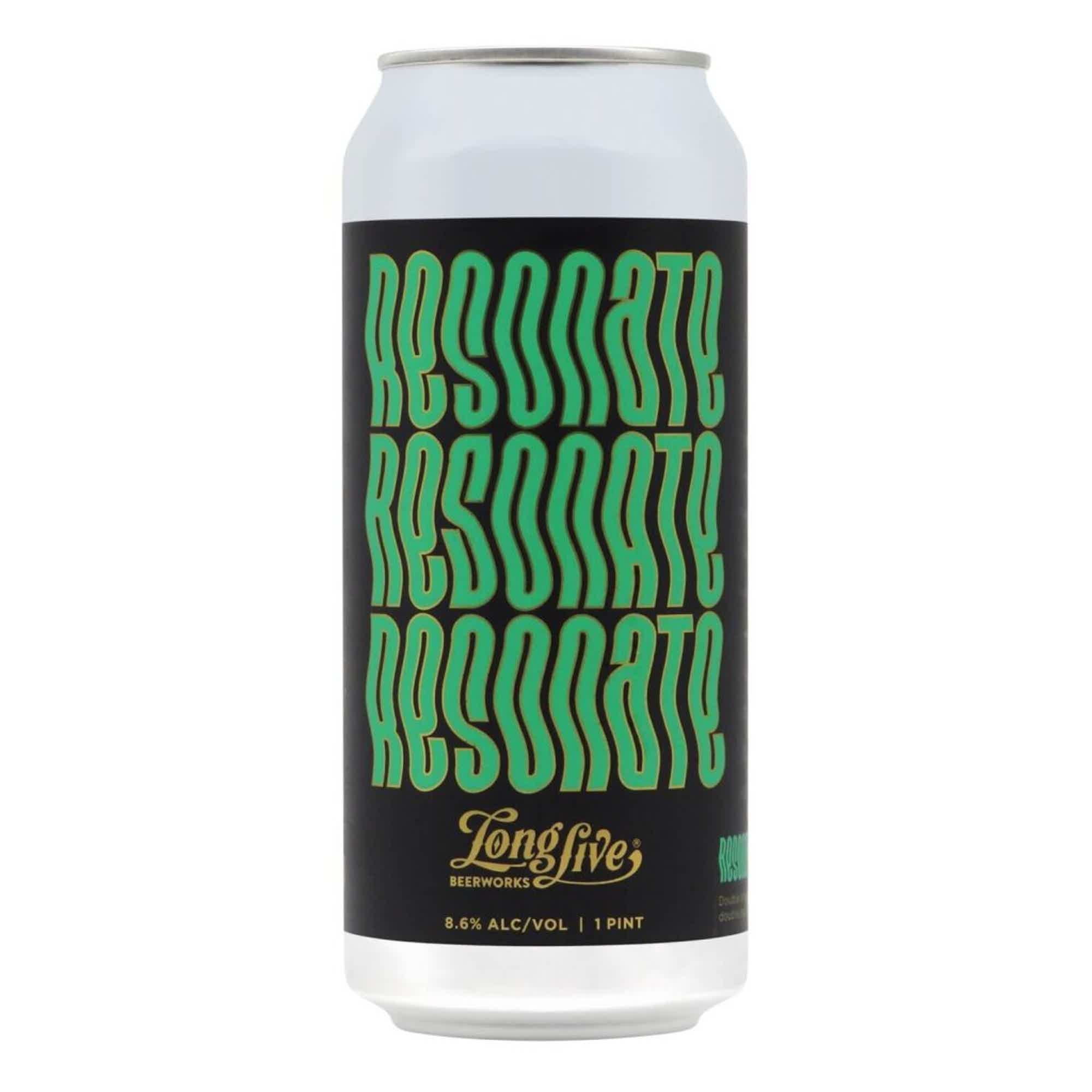 Long Live Beerworks Resonate DDH Double New England IPA 0,473l 8.6% 0.473L, Beer