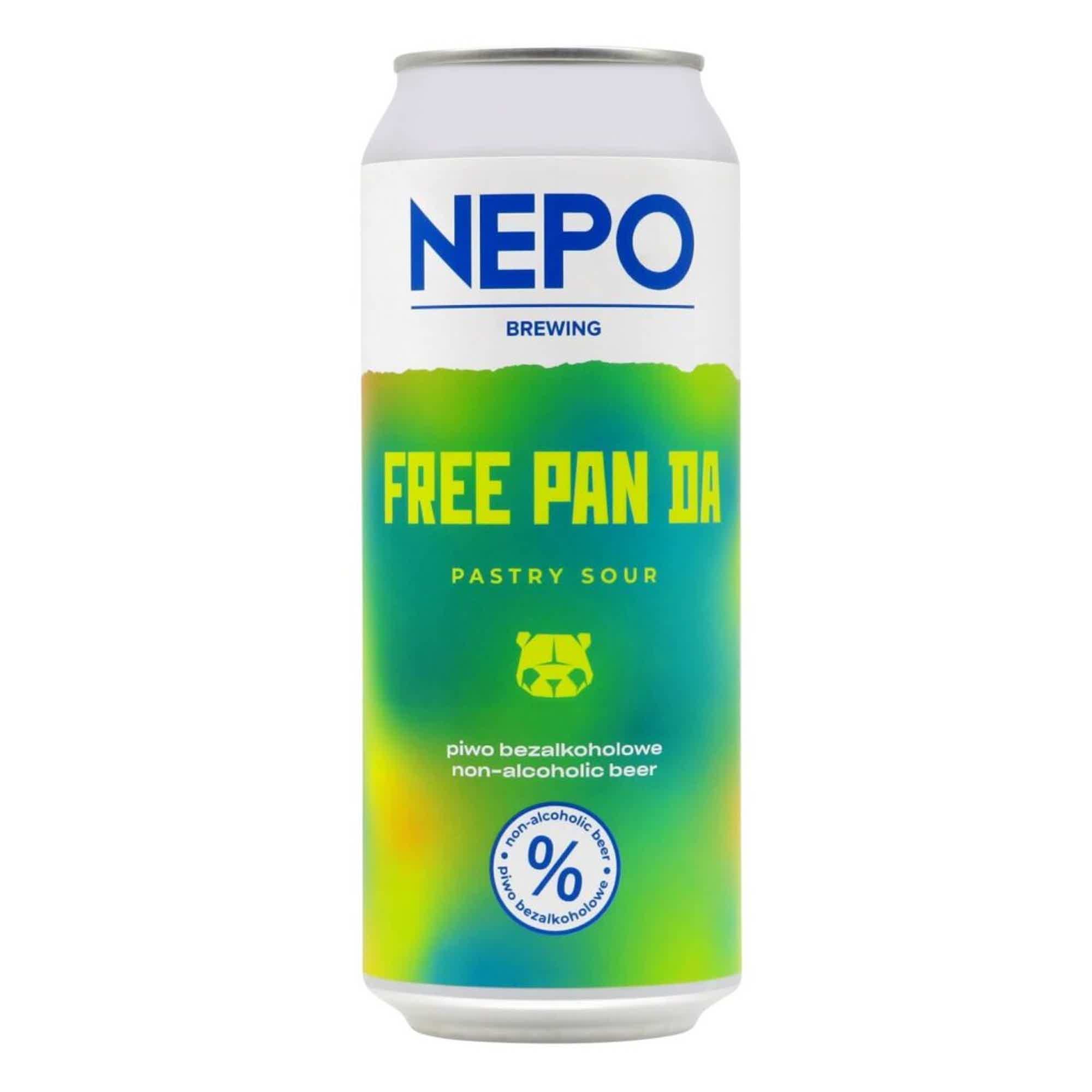 Nepomucen/Deer Bear Free Pan Da Non-Alcoholic Pastry Sour 0,5l 0.5% 0.5L, Beer