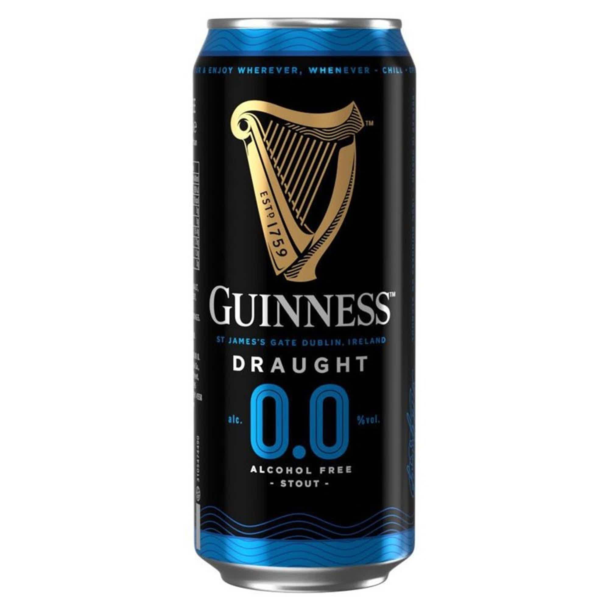 Nolo Collective - Guinness 0.0 0.0% 0.44L, Non alcohol