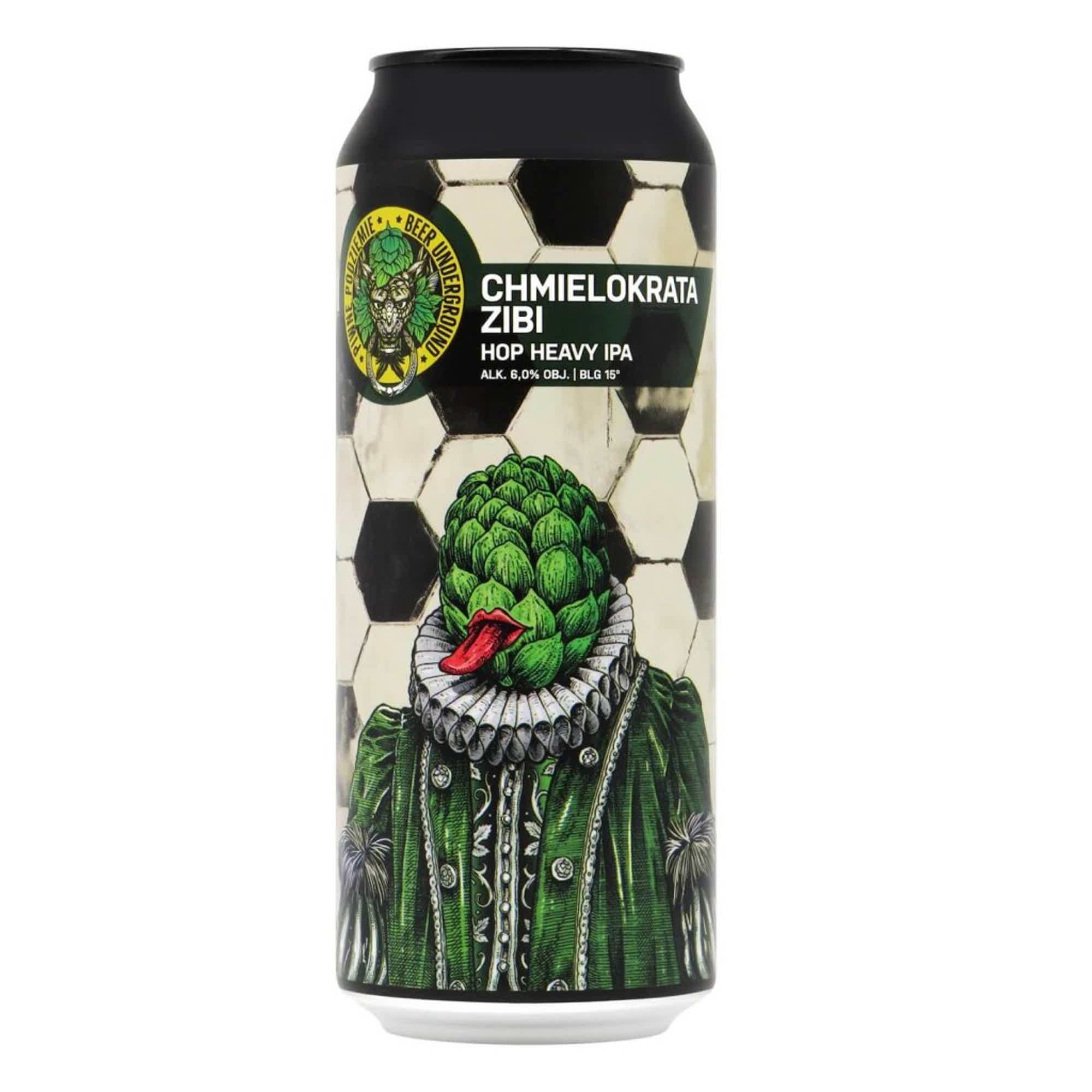Beer Underground Chmielokrata Zibi Hop Heavy IPA 0,5l 6.0% 0.5L, Beer