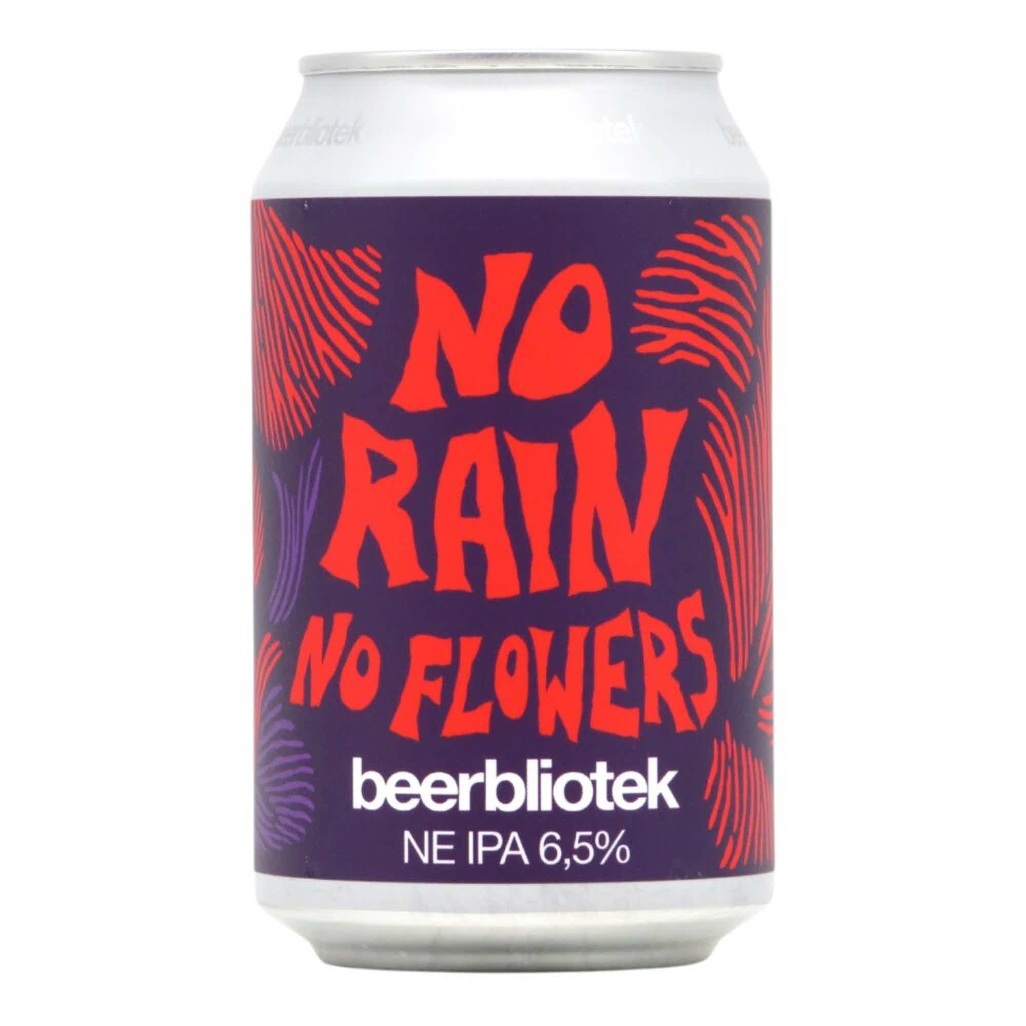 Beerbliotek No Rain No Flowers NEIPA 0,33l 6.5% 0.33L, Beer