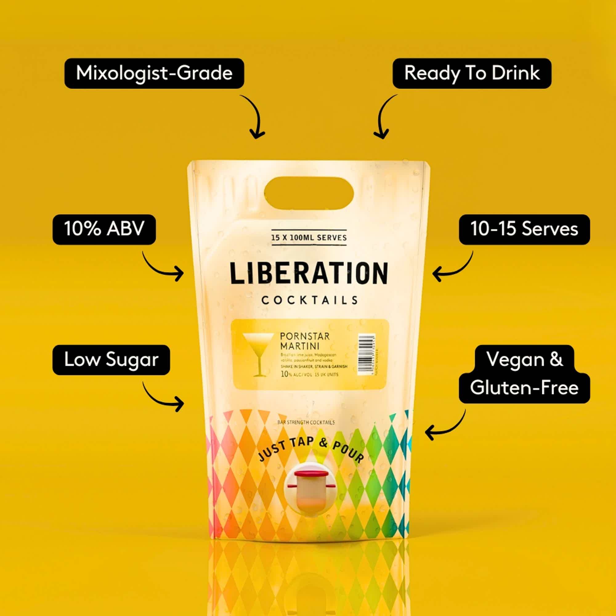 Pornstar Martini 1.5L Pouch 10.0% 1.5L, Spirits