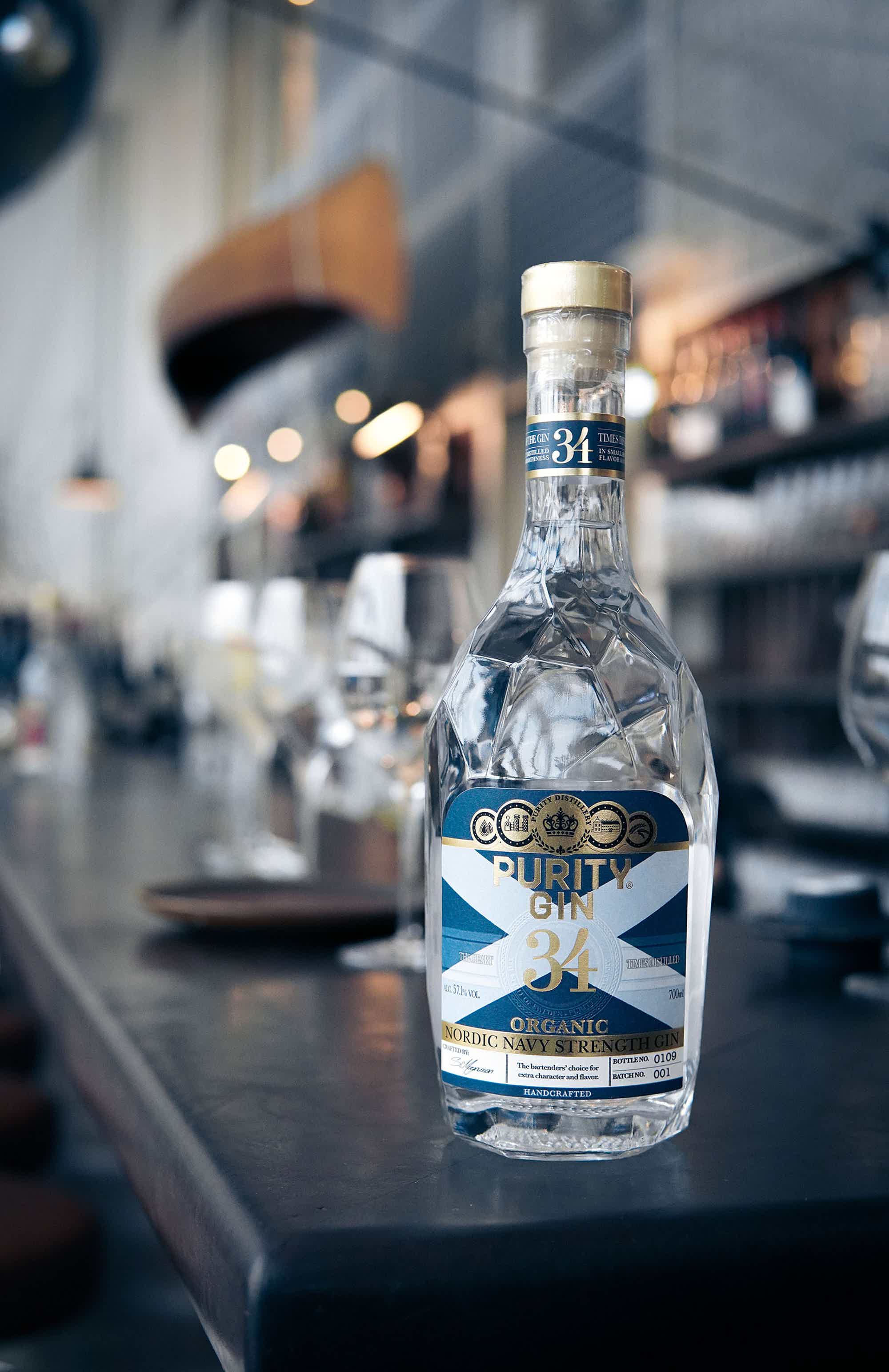 Purity Navy Strength Organic 34 Gin 700 ml 57.1% 0.7L, Spirits