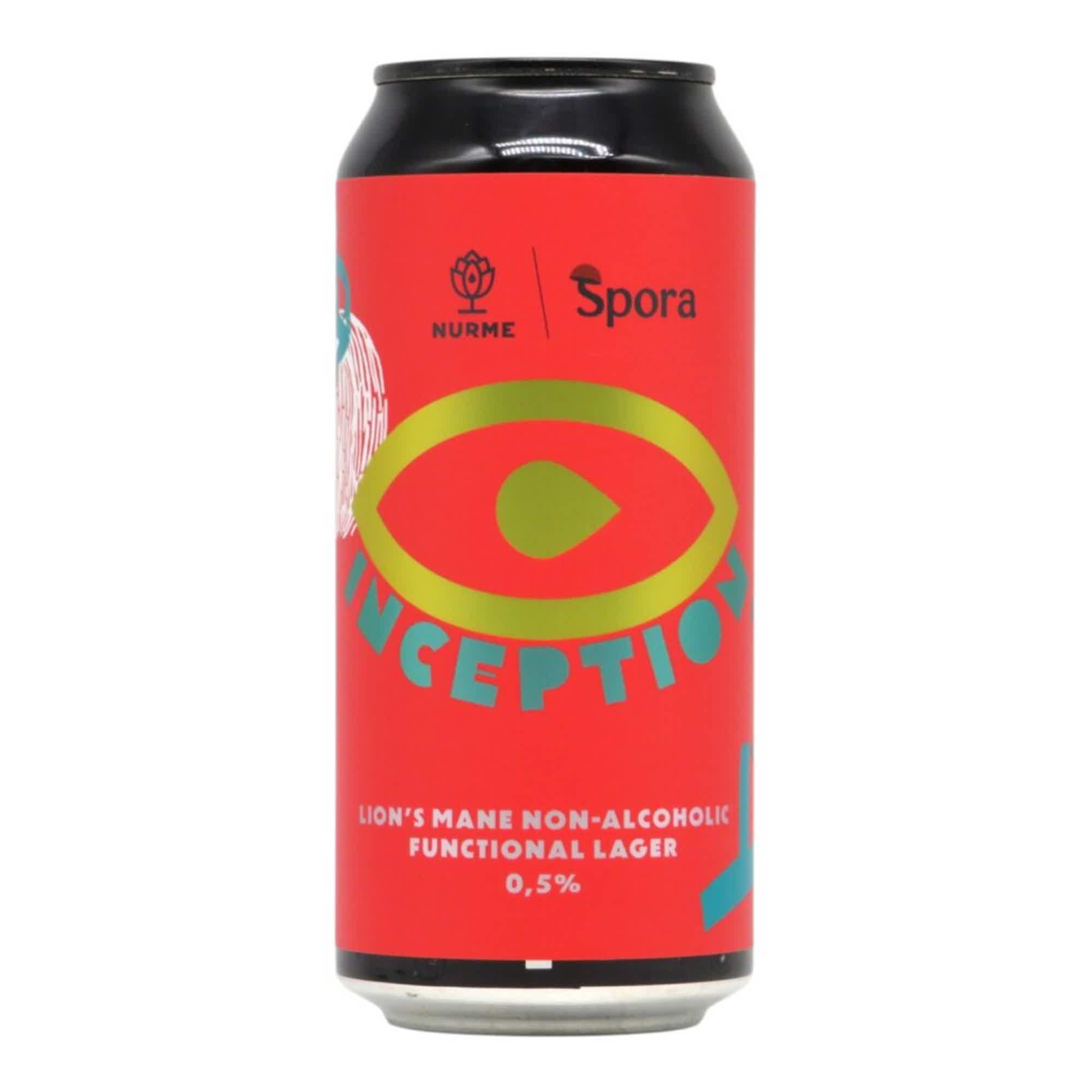Nurme Inception Non-Alcoholic Functional Lager 0,44l 0.5% 0.44L, Beer