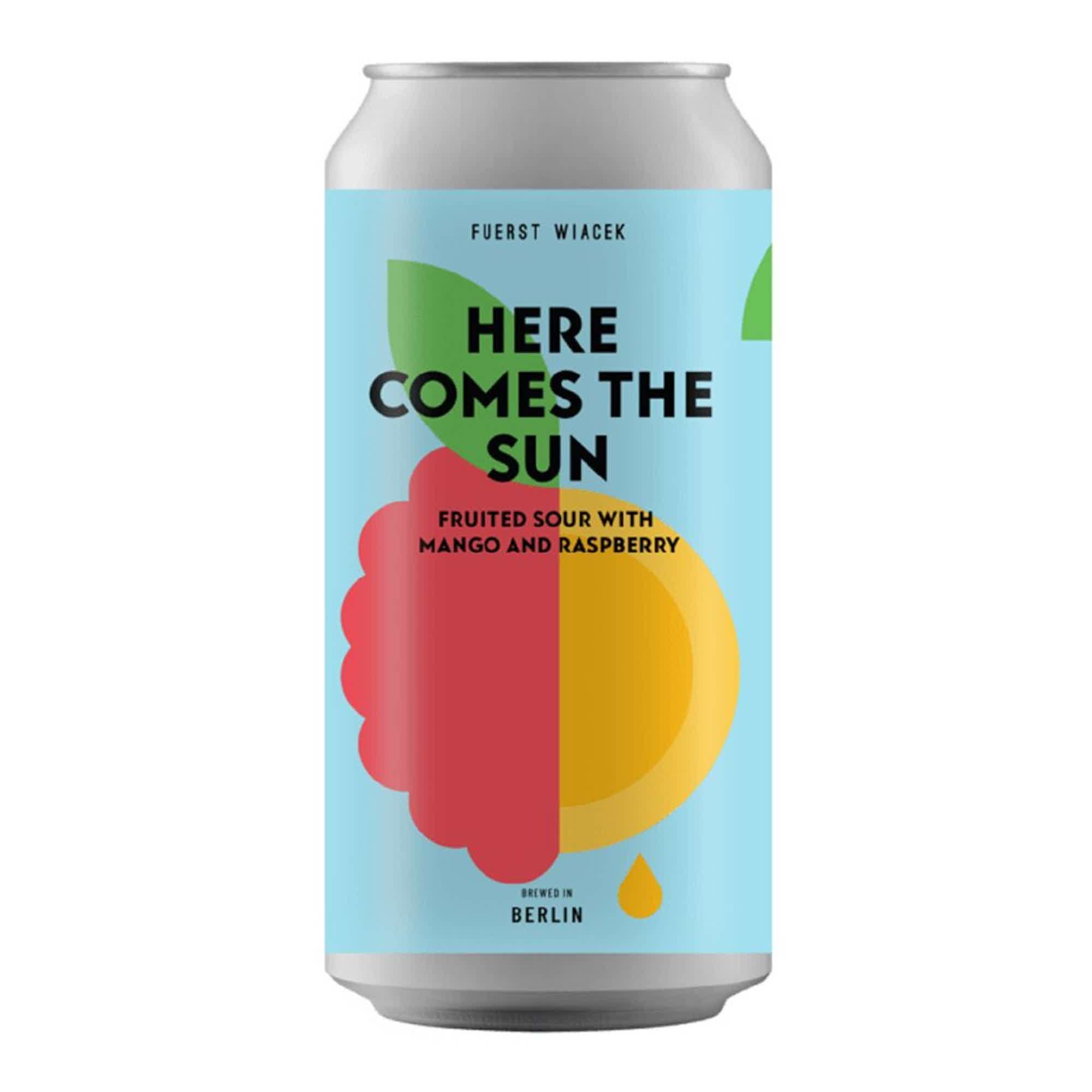 Fuerst Wiacek x Strange Brew Here Comes The Sun Berliner Weisse With Mango & Raspberry (NEW BATCH 25) 0,44l 4.0% 0.44L, Beer