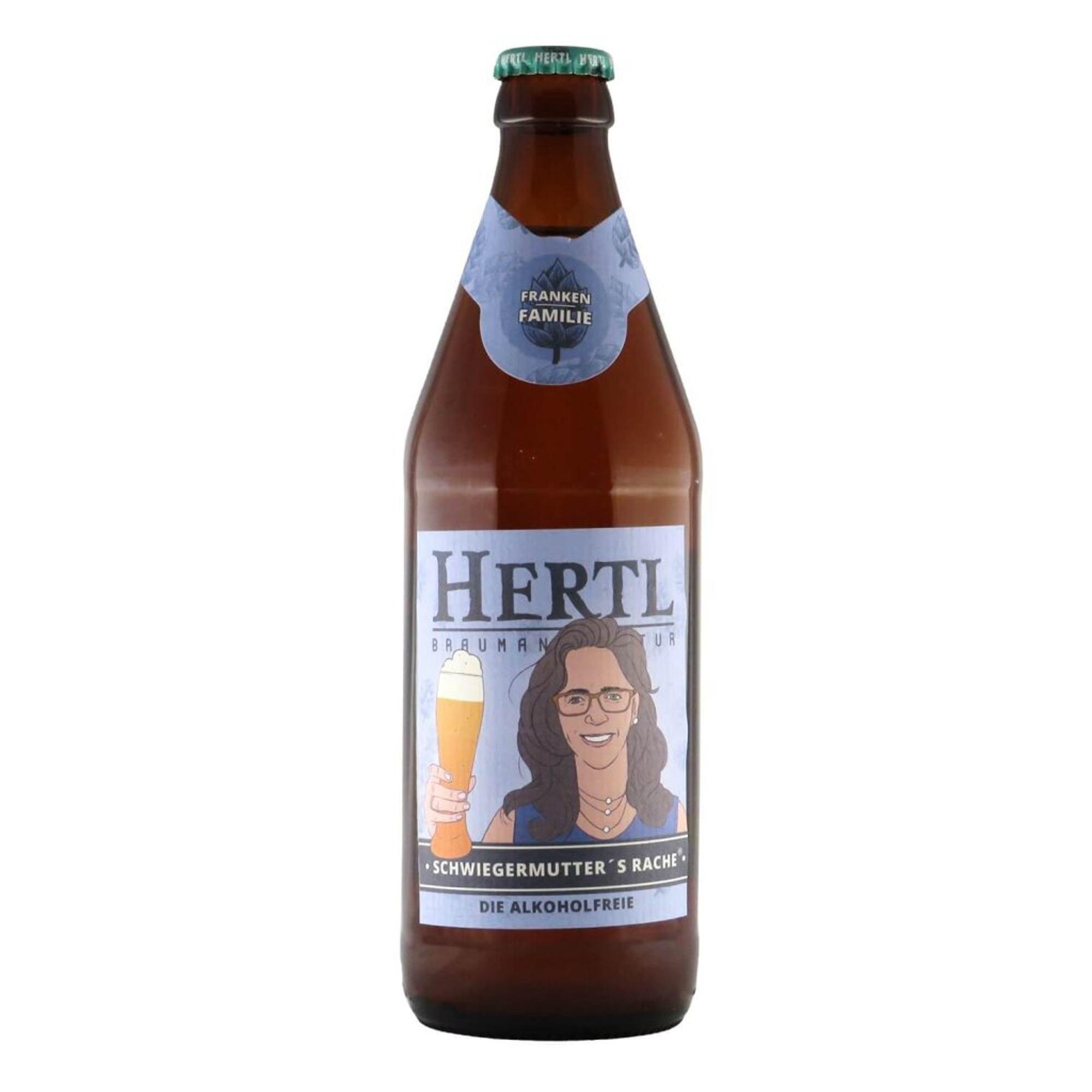 Hertl Schwiegermutter's Rache Alkoholfreies Weizen 0,5l 0.5% 0.5L, Beer