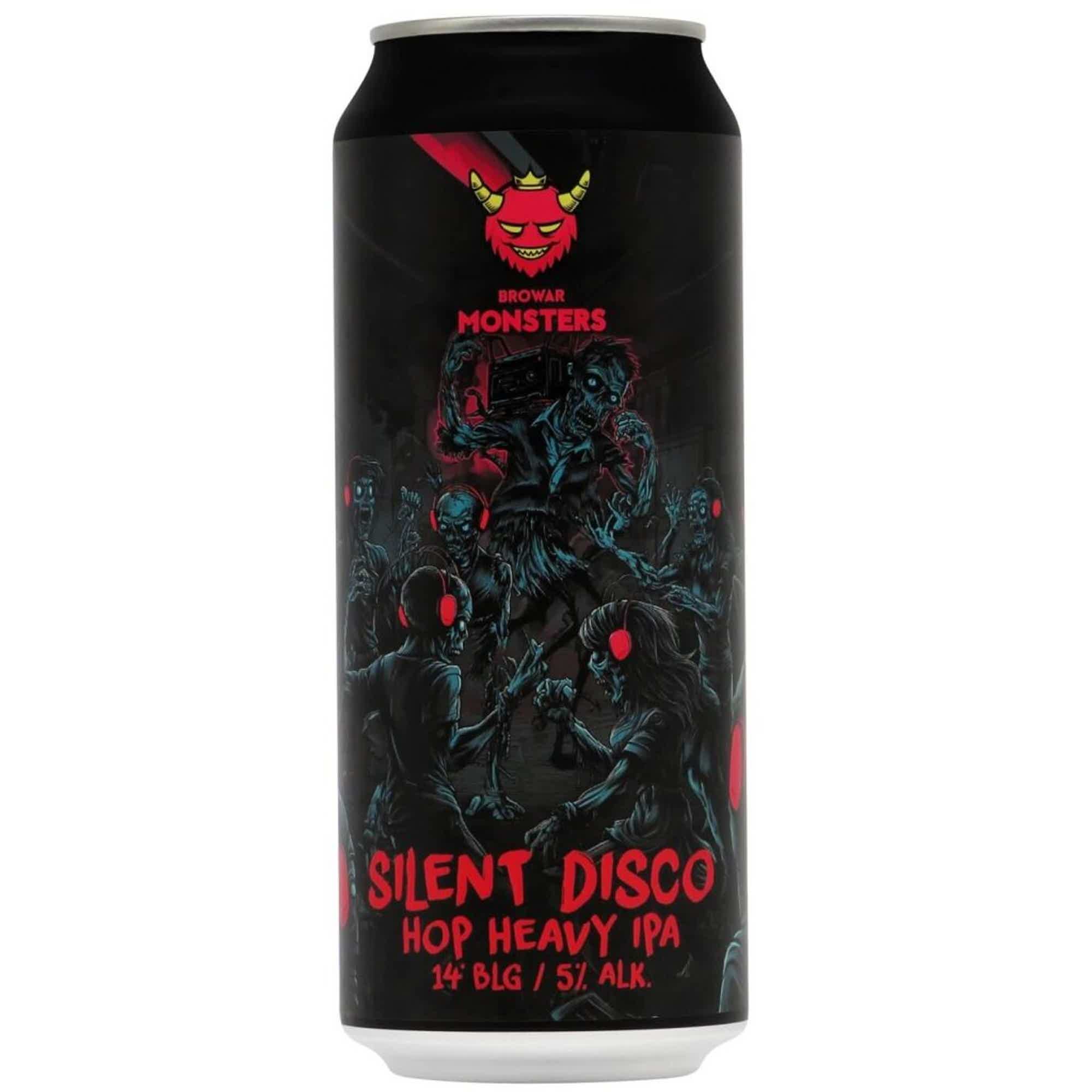 Browar Monsters Silent Disco Hop Heavy IPA 0,5l 5.0% 0.5L, Beer