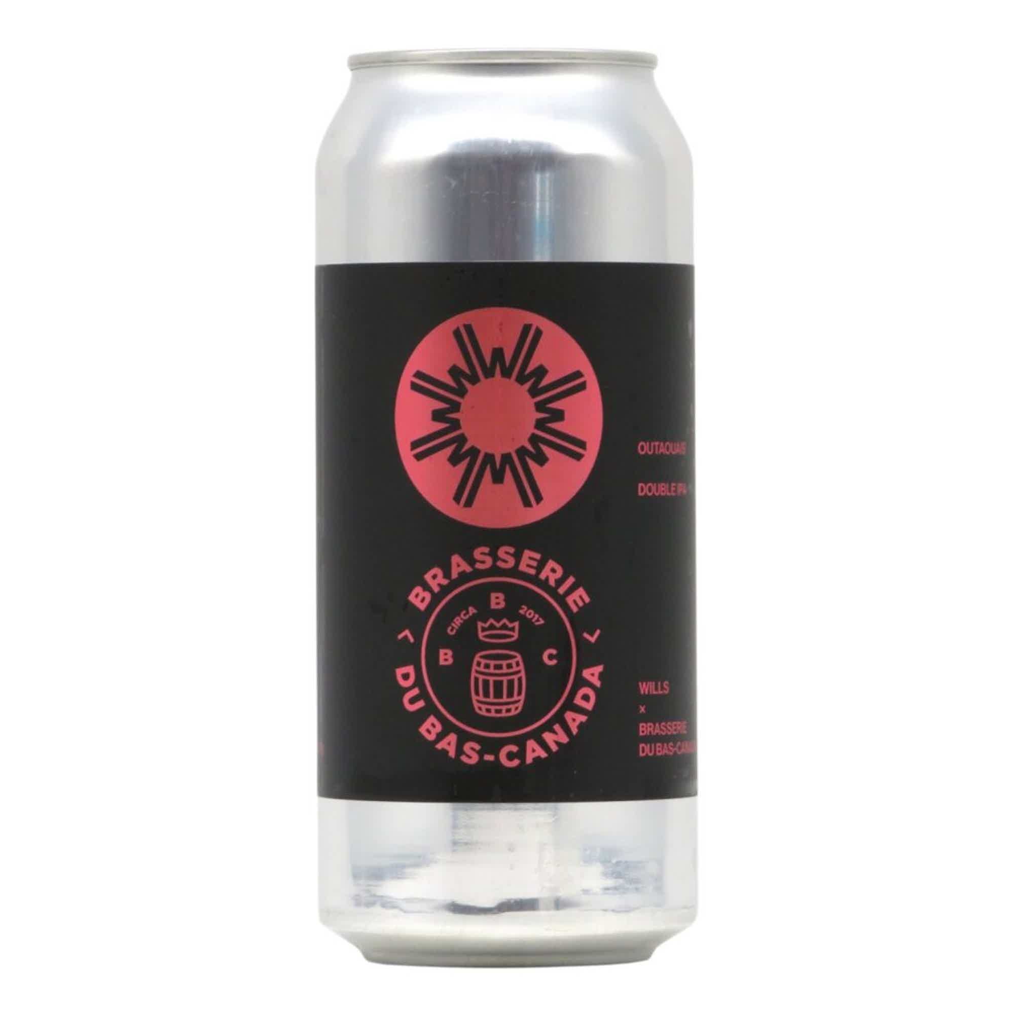 WILLS/Brasserie du Bas-Canada Outaouais Double New England IPA 0,473l 9.0% 0.473L, Beer