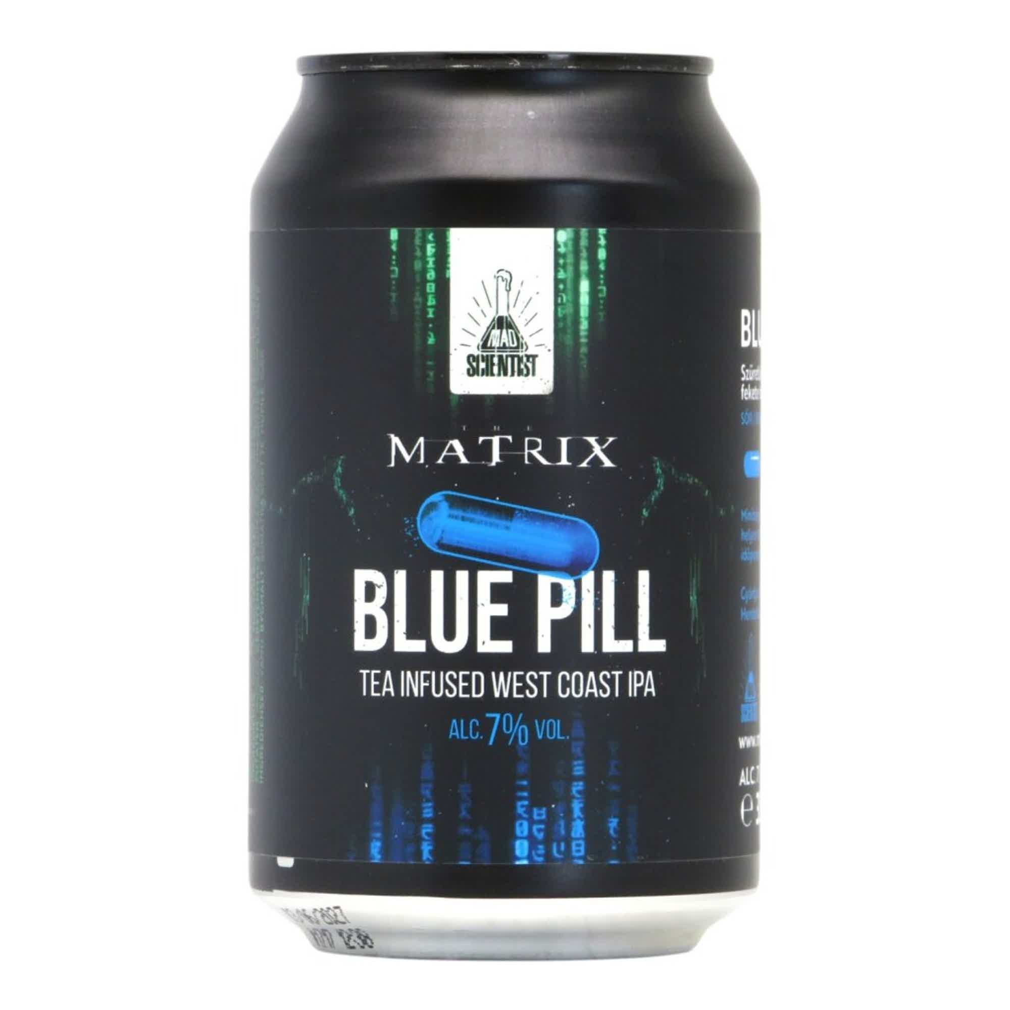Mad Scientist The Matrix - Blue Pill Tea Infused West Coast IPA 0,33l 7.0% 0.33L, Beer