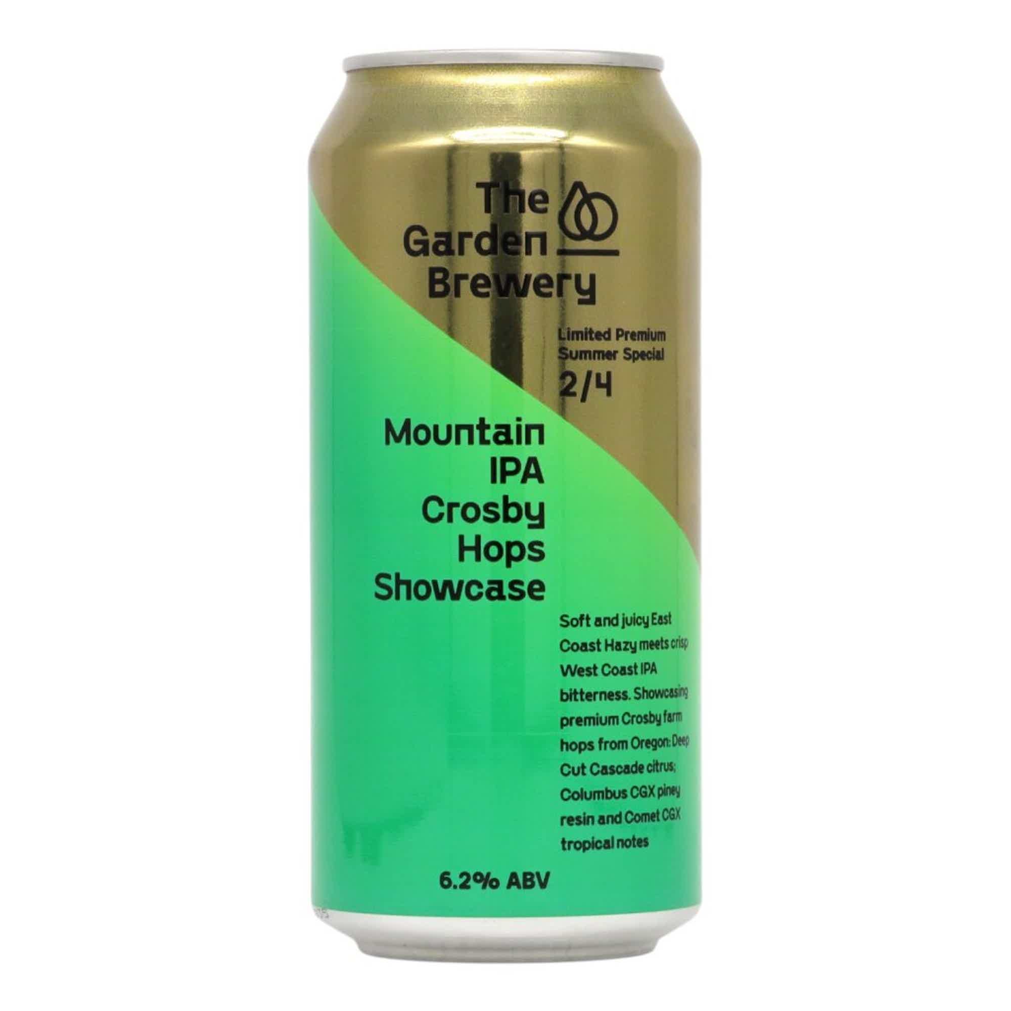 The Garden Brewery Mountain IPA: Crosby Hops Showcase 0,44l 6.2% 0.44L, Beer