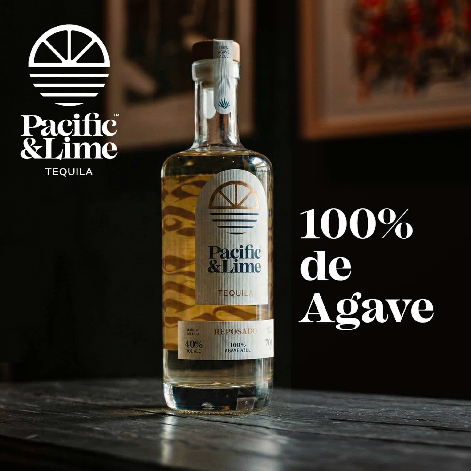Pacific & Lime Tequila | Reposado · 100% Agave | 70cl 40% vol 40.0% 0.7L, Spirits