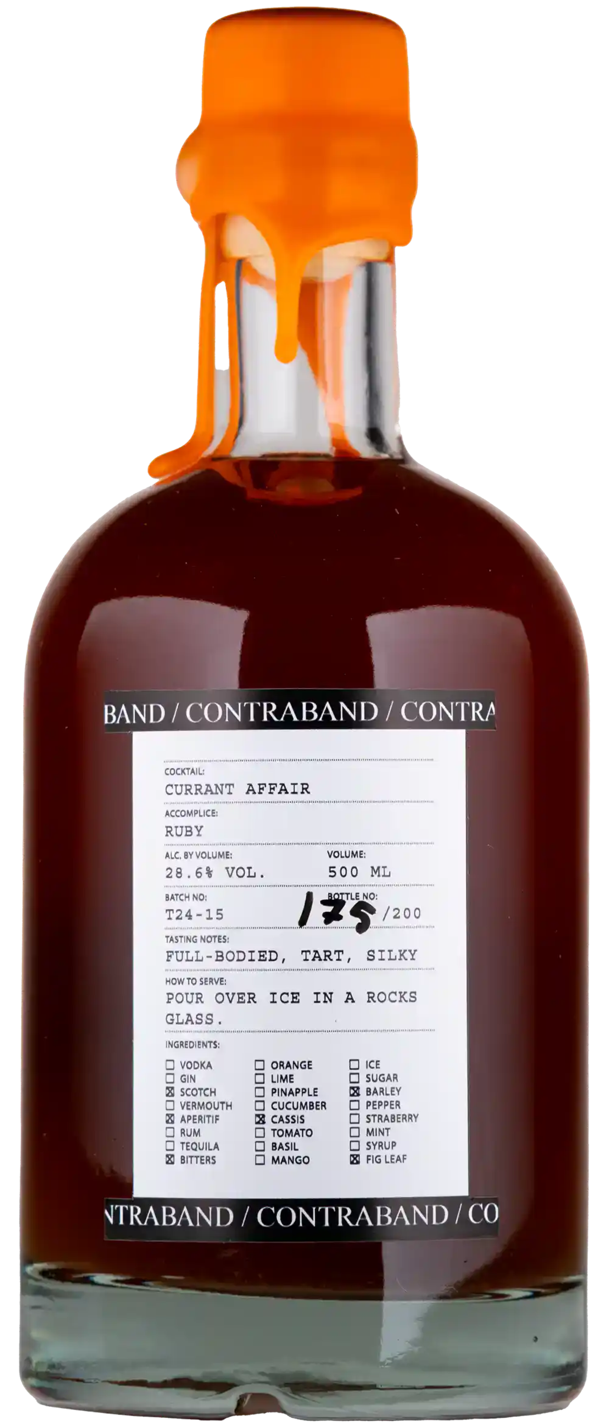 Contraband - Ruby Currant Affair 28.5% 0.5L, Spirits