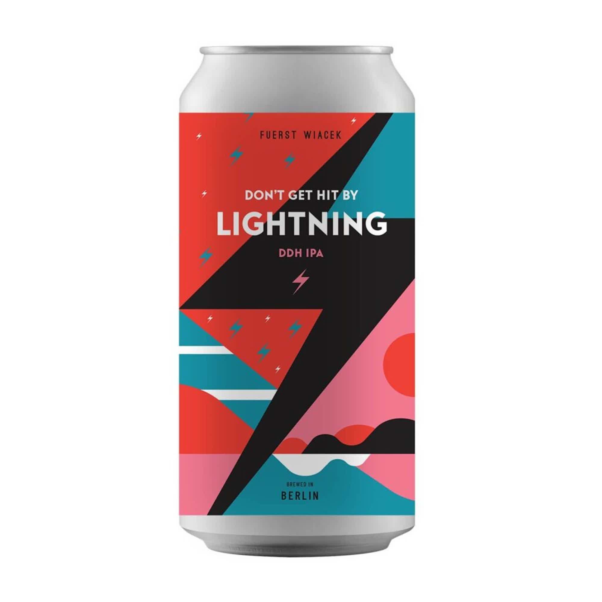 Fuerst Wiacek Don't Get Hit By Lightning DDH IPA (NEW BATCH 25) 0,44l 6.8% 0.44L, Beer