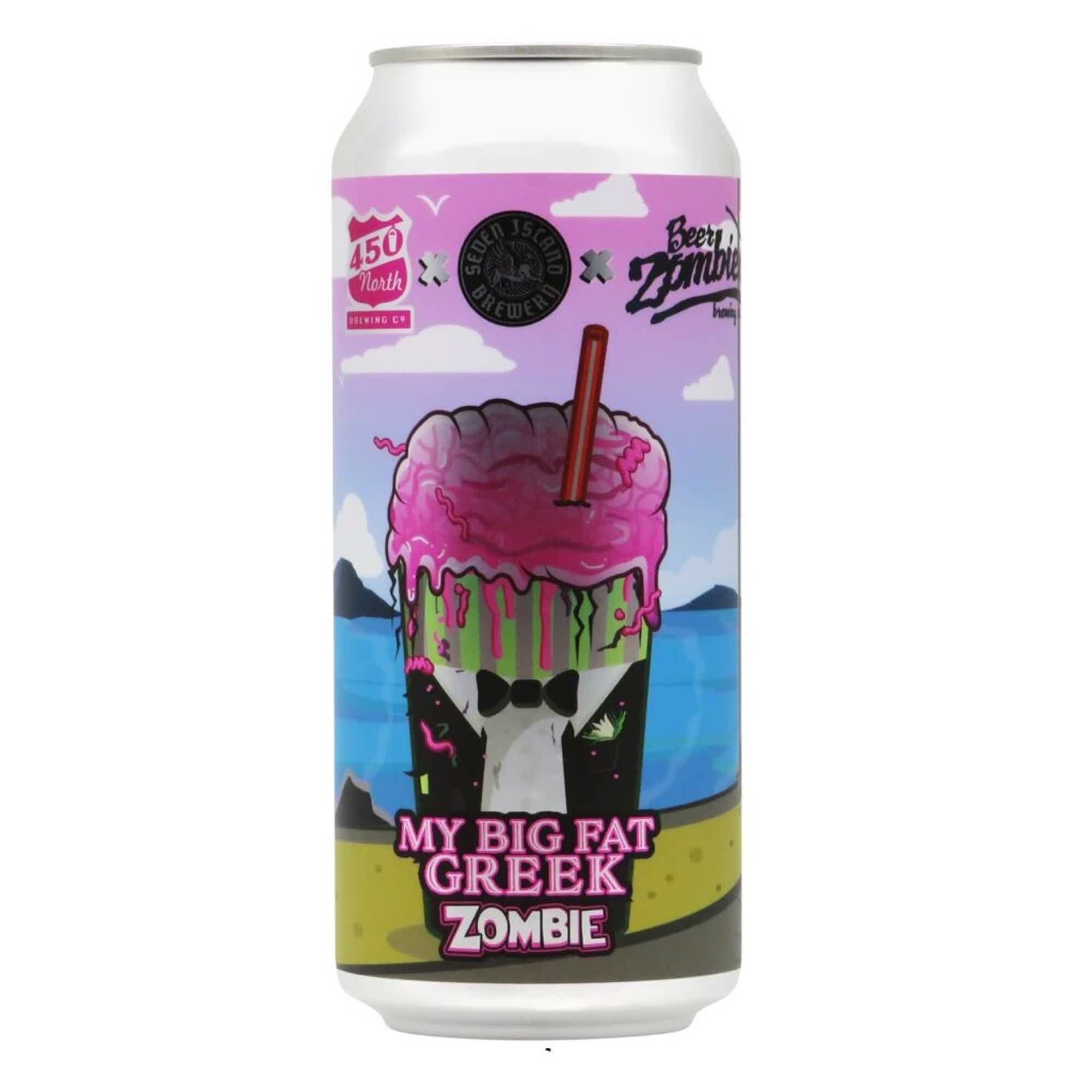 450 North/Beer Zombies/Seven Island My Big Fat Greek Zombie XL Smoothie Pastry Sour 0,473l 5.3% 0.473L, Beer