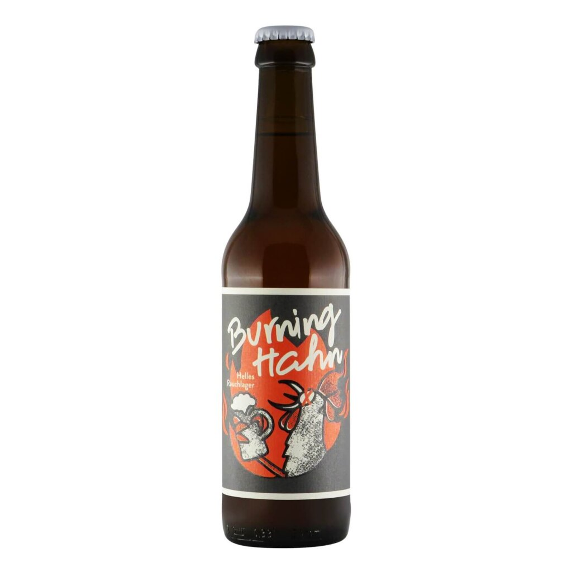 Orca Brau Burning Hahn Helles Rauchlager 0,33l 5.6% 0.33L, Beer