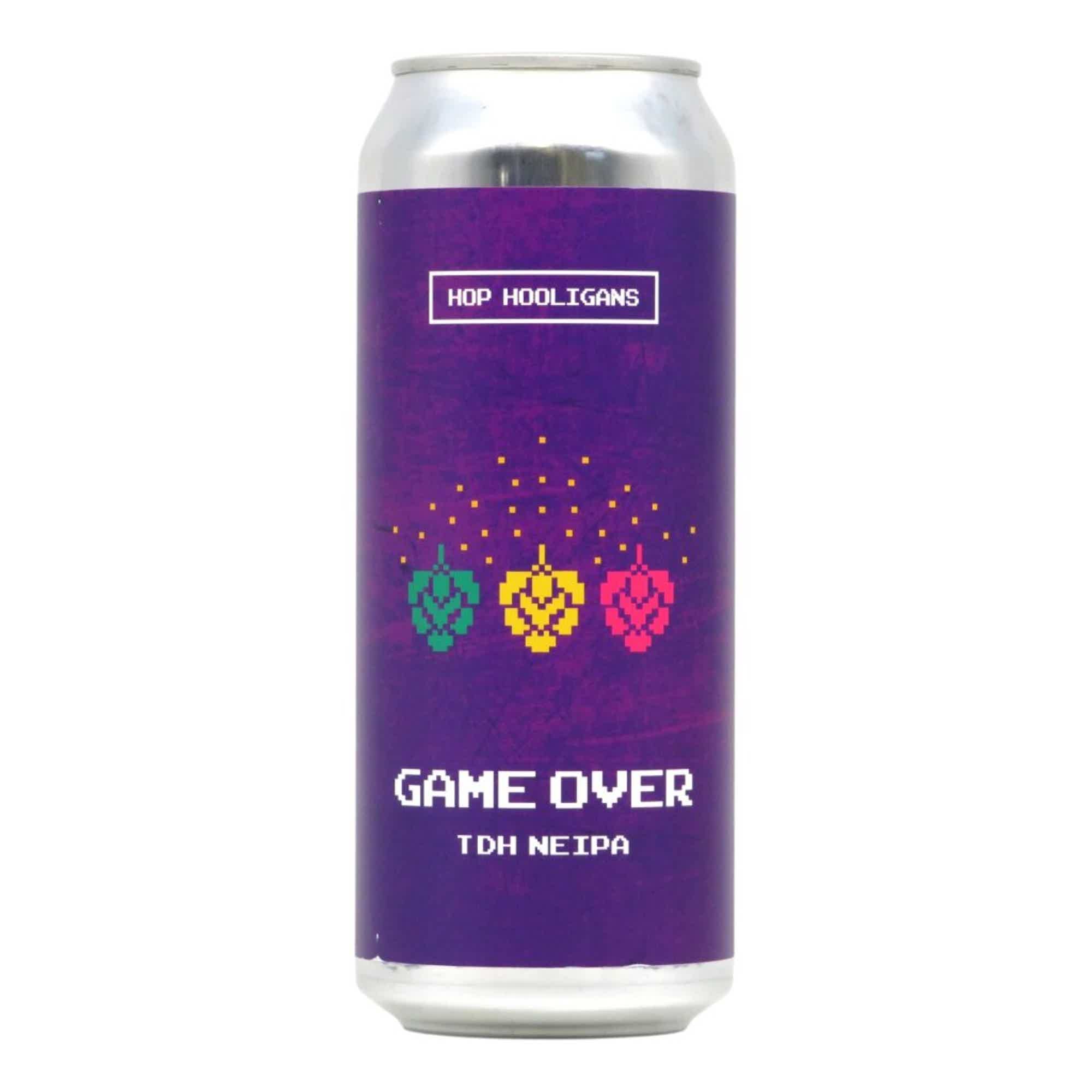 Hop Hooligans Game Over TDH NEIPA 0,5l 6.0% 0.5L, Beer
