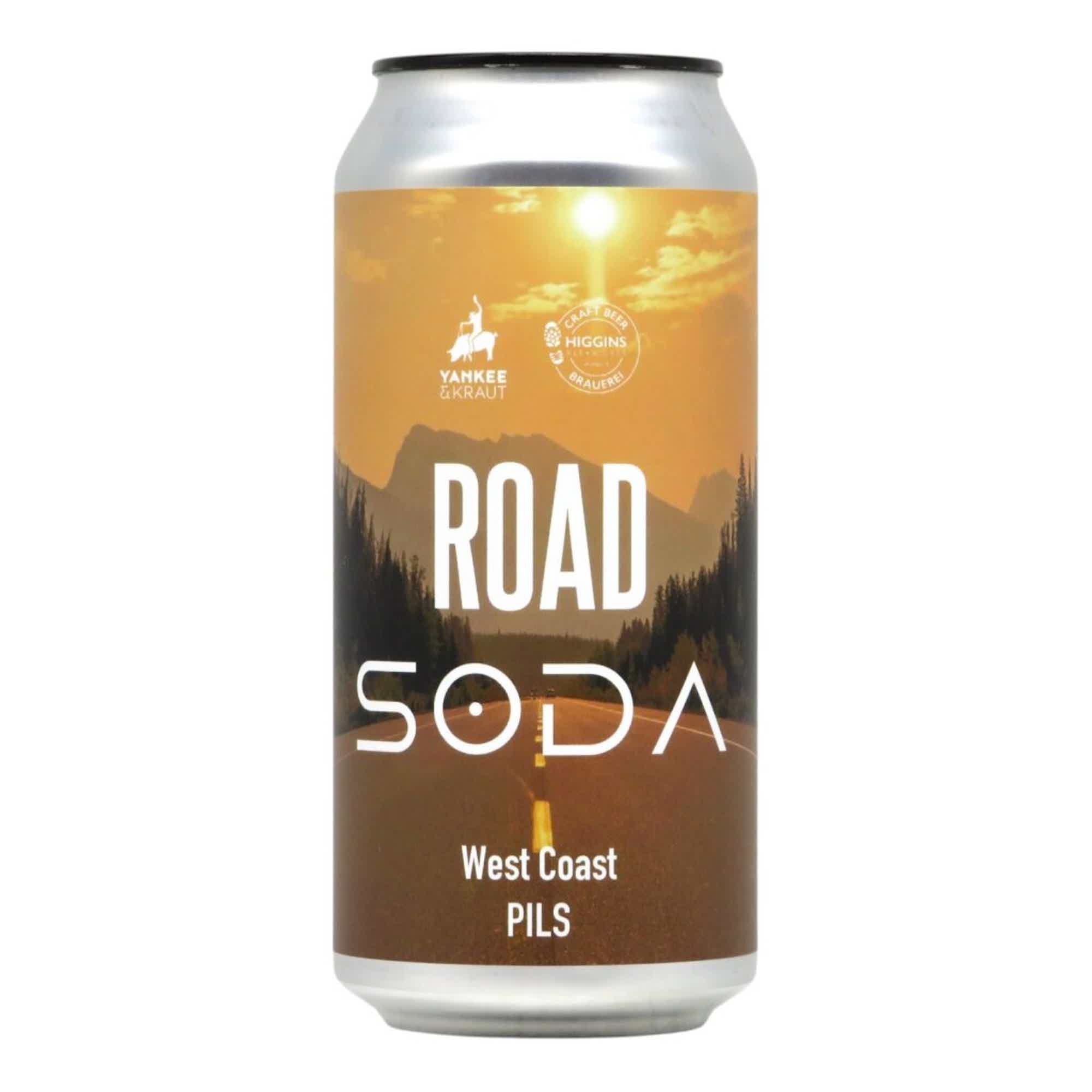Yankee & Kraut Road Soda West Coast Pils 0,44l 4.9% 0.44L, Beer