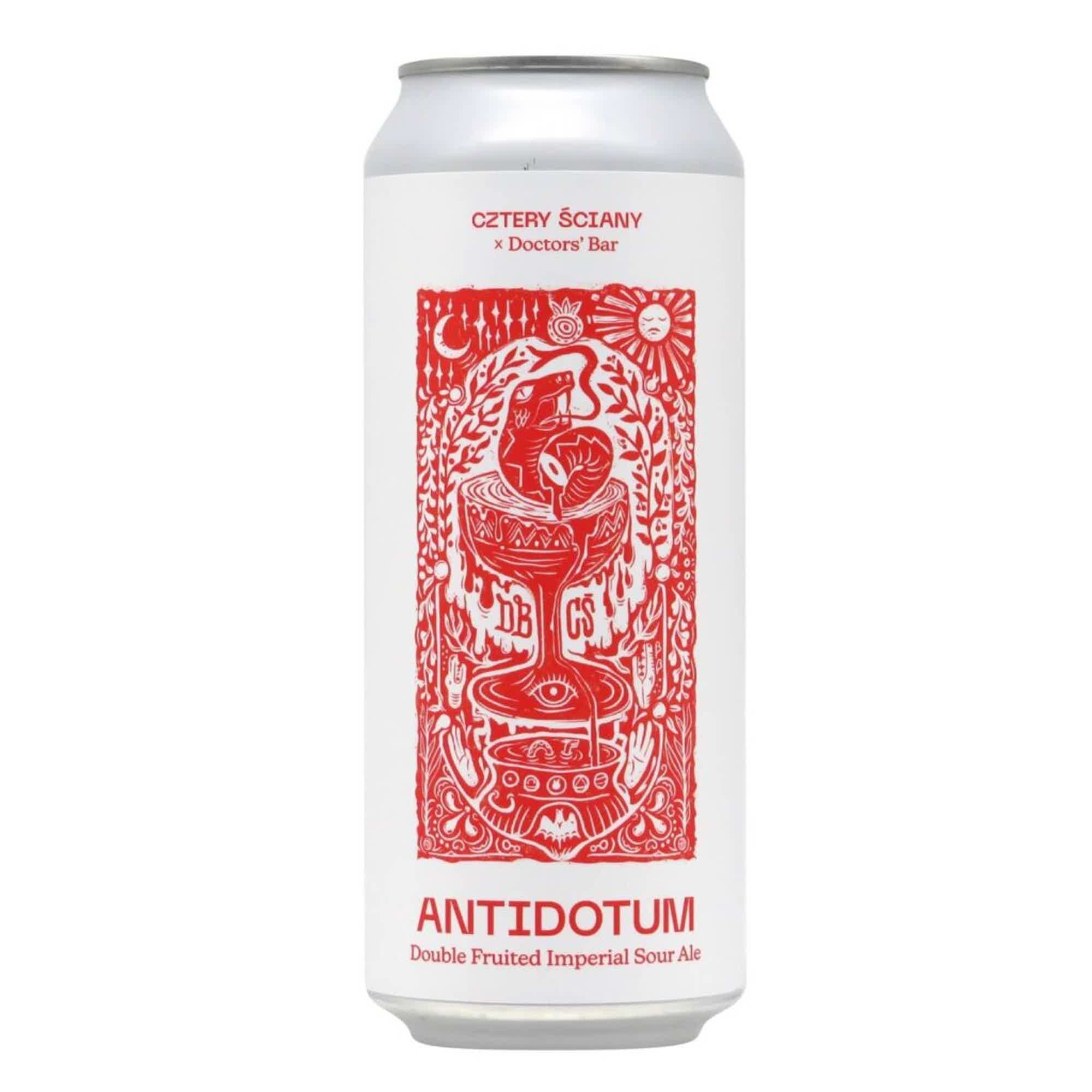 Four Walls ANTIDOTUM Double Fruited Imperial Sour Ale 0,5l 6.0% 0.5L, Beer