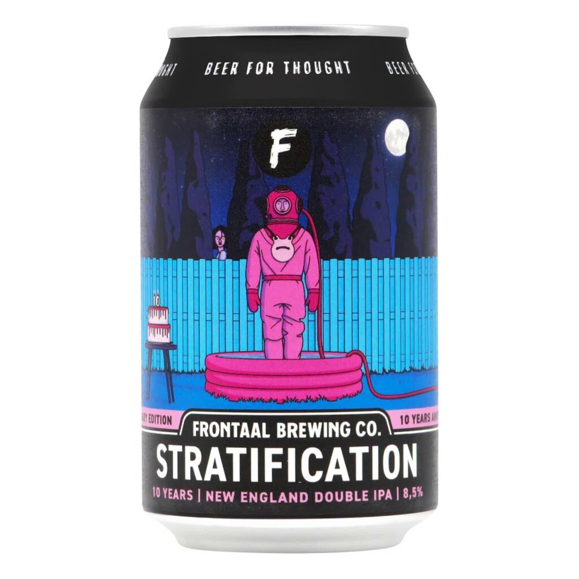 Frontaal Stratification Double NEIPA 0,33l 8.5% 0.33L, Beer