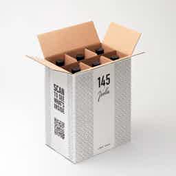 145 Vodka Organic, Party Box, 6 x 700ml: 145 Vodka Organic, Bottle