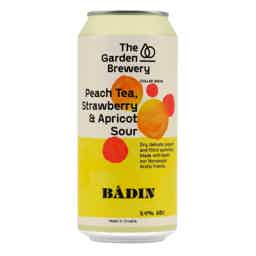 The Garden Brewery/Badin Peach Tea, Strawberry & Apricot Sour 0,44l 5.4% 0.44L, Beer