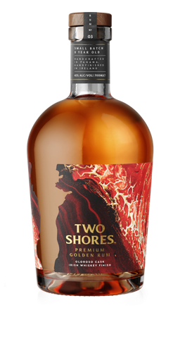 Two Shores Rum Oloroso Cask Irish Whiskey Finish 44.0% 0.7L, Spirits