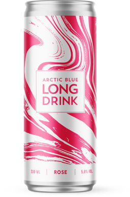 Arctic Blue Long Drink Rose 5% 330ml 5.0% 0.33L, Beer