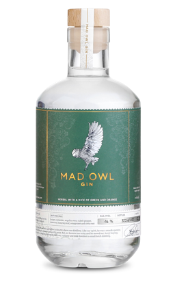 MAD OWL GIN - HERBAL 46.0% 0.5L, Spirits