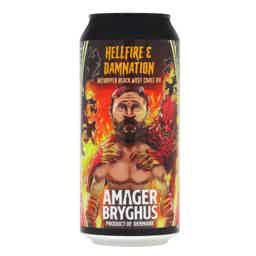 Amager Hellfire & Damnation DH Black IPA 0,44l 7.0% 0.44L, Beer