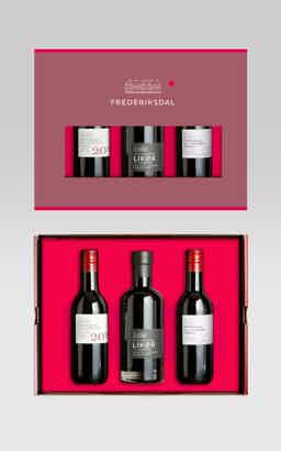 Frederiksdal Gift Box 3 Wines: Frederiksdal Reserve small, Frederiksdal Likør small, Frederiksdal Vintage small