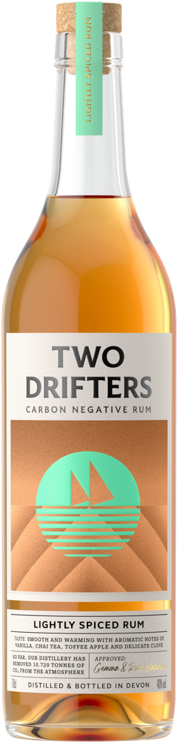 Two Drifters Lightly Spiced Rum 40.0% 0.7L, Spirits