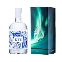 Arctic Blue Gin 46,2% Gift Box: Arctic Blue Gin 46,2%, BOX for Arctic Blue Beverages GIN gift box