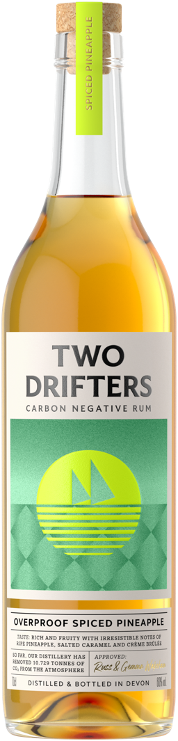 Two Drifters Overproof Spiced Pineapple Rum 60.0% 0.7L, Spirits