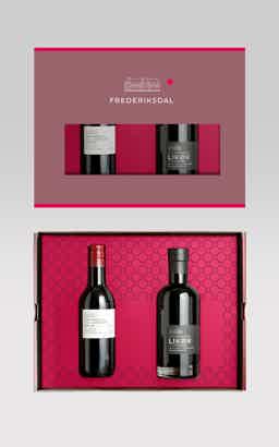 Frederiksdal Gift Box 2 Wines: Frederiksdal Sur Lie small, Frederiksdal Likør small