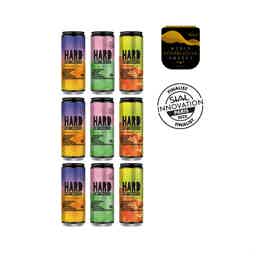 HARD KOMBUCHA SET (9 X 330ML): HARD PASSION FRUIT, HARD MANDARIN & YUZU, HARD GUAVA
