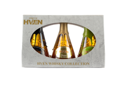 Spirit of Hven Whisky Collection: Spirit of Hven Tycho´s Star Single Malt Whisky, Spirit of Hven MerCurious Corn Whisky, Spirit of Hven Hvenus Rye Whisky