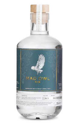 MAD OWL GIN - LONDON DRY 46.0% 0.5L, Spirits
